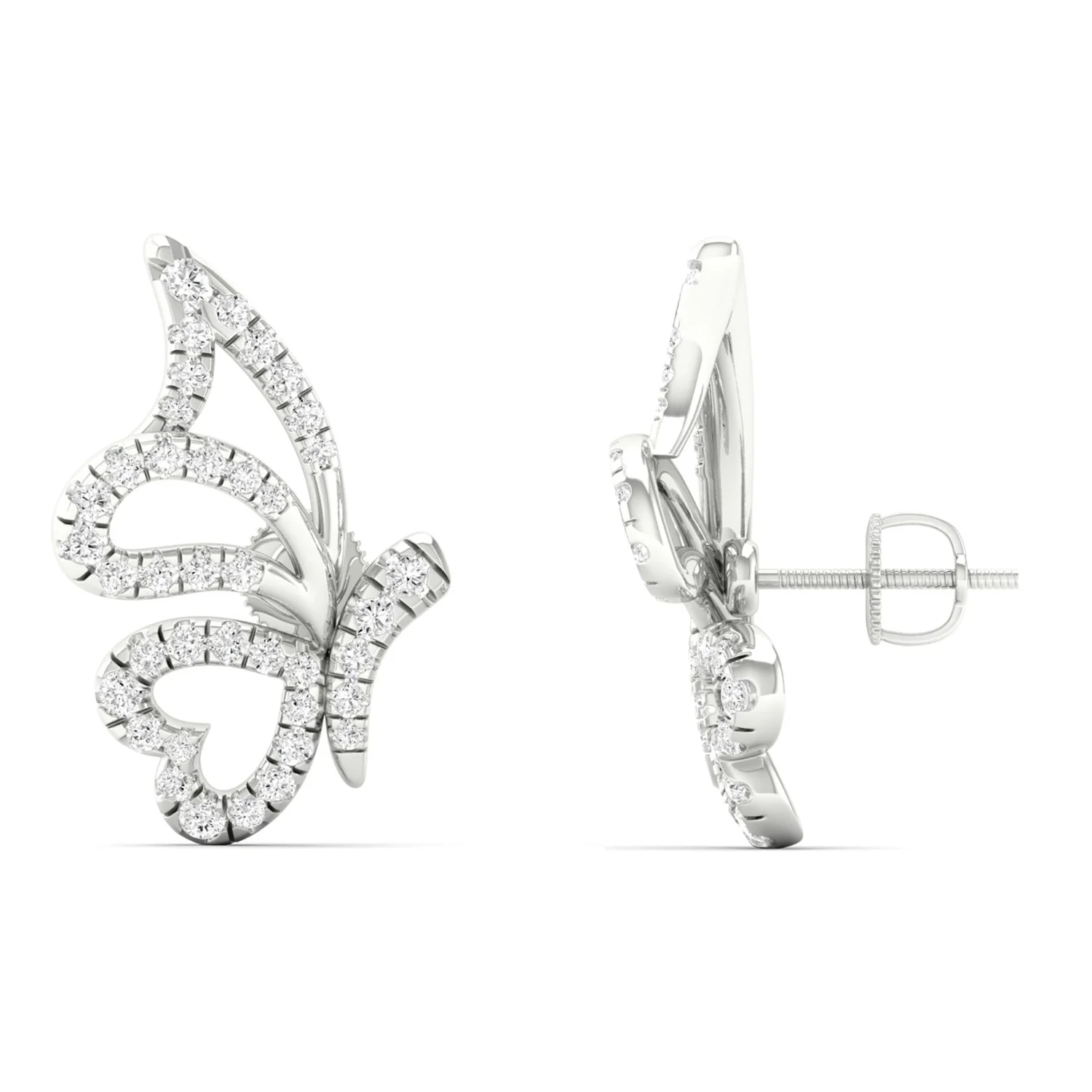 3/8 Ctw Flutter Fashion Ear Stud - Image 8