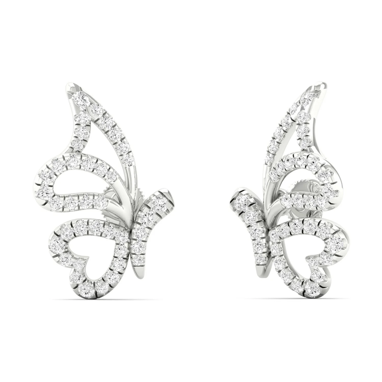 3/8 Ctw Flutter Fashion Ear Stud - Image 9