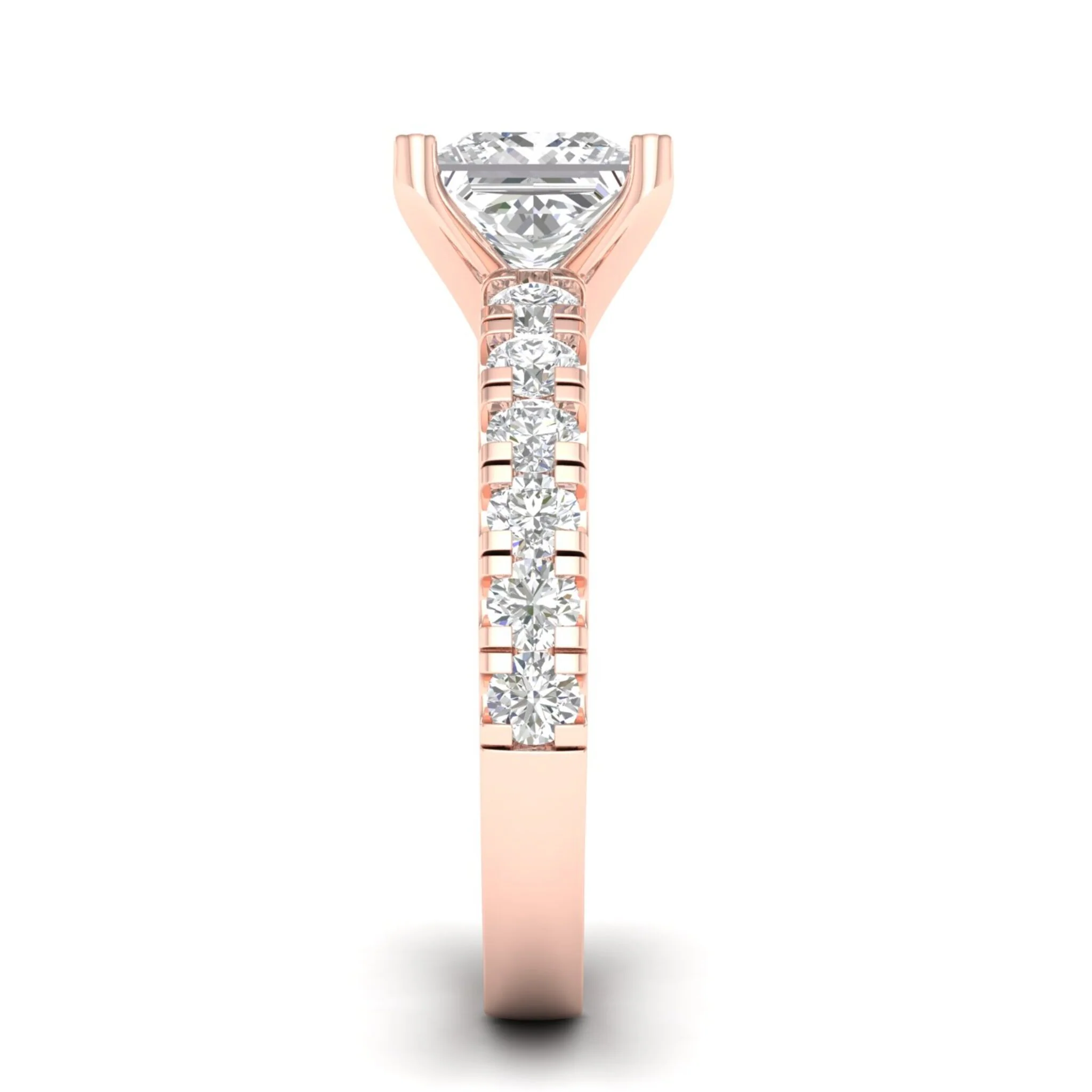 3 ctw Classic Princess Centre Engagement Ring - Image 11
