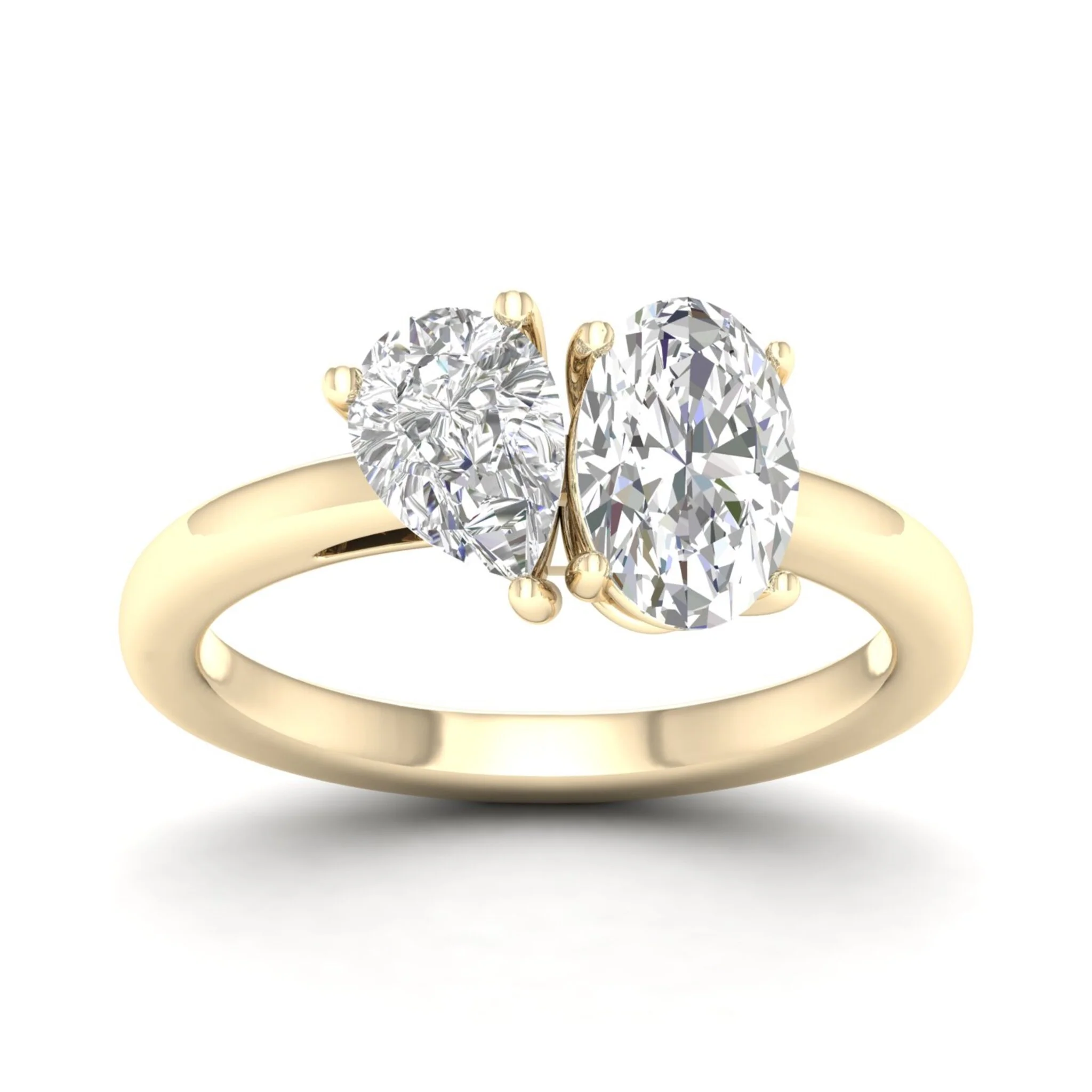 3 ctw Pear Oval Noi Ring