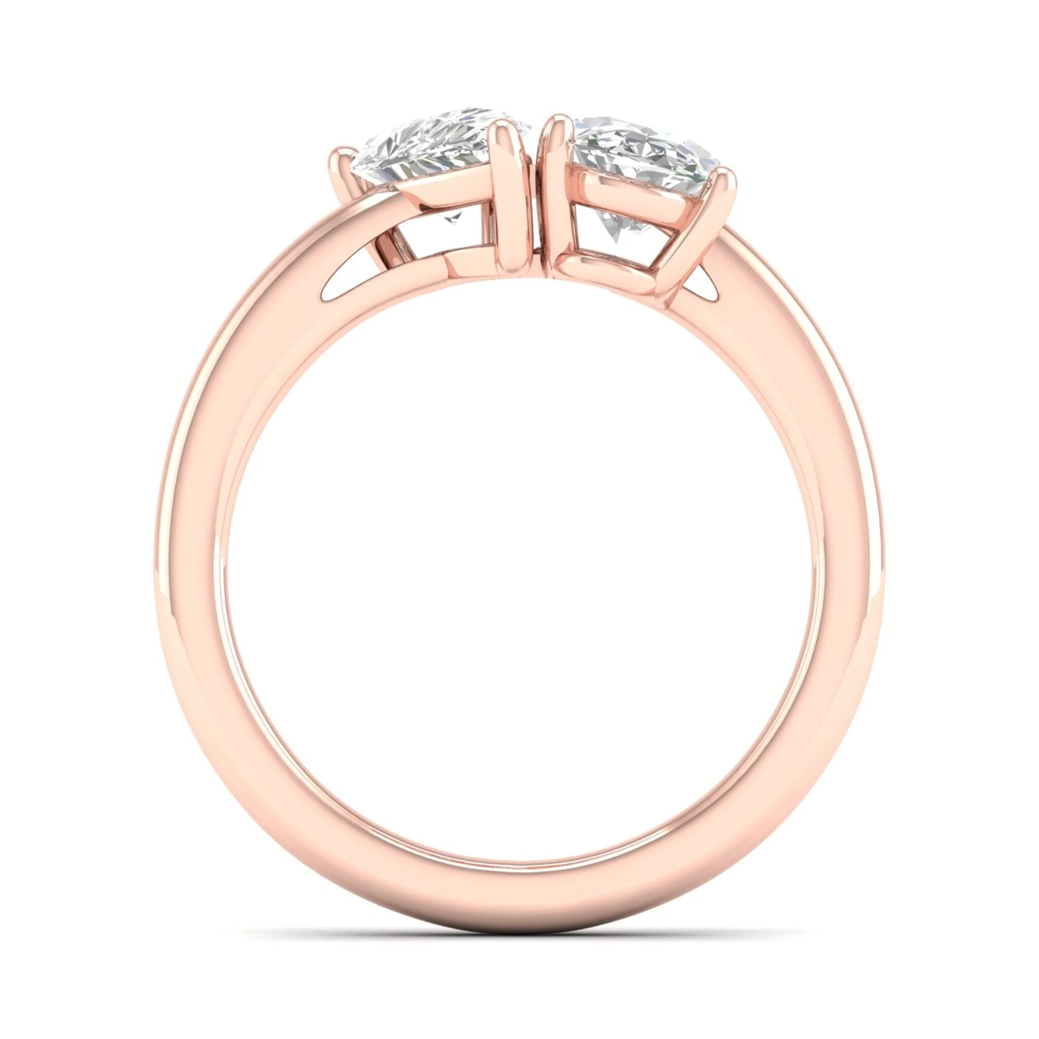 3 ctw Pear Oval Noi Ring - Image 11