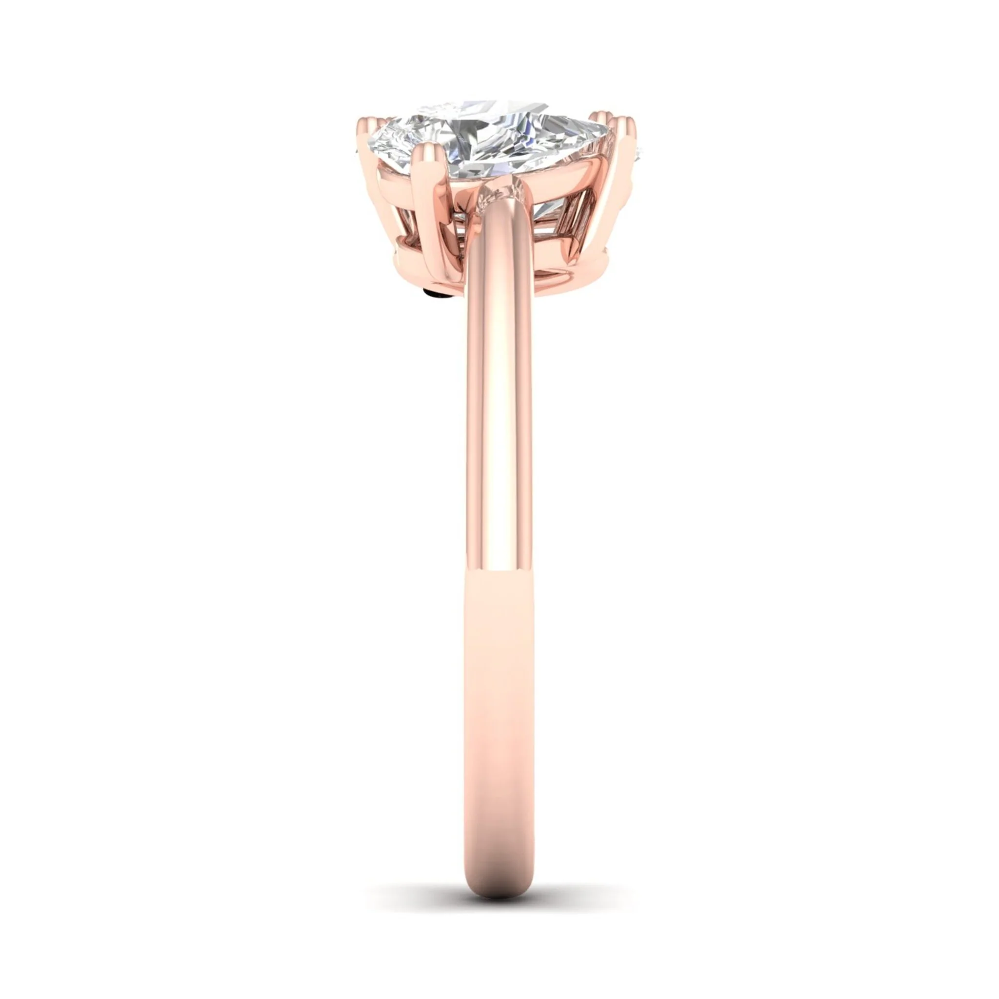 3 ctw Pear Oval Noi Ring - Image 12