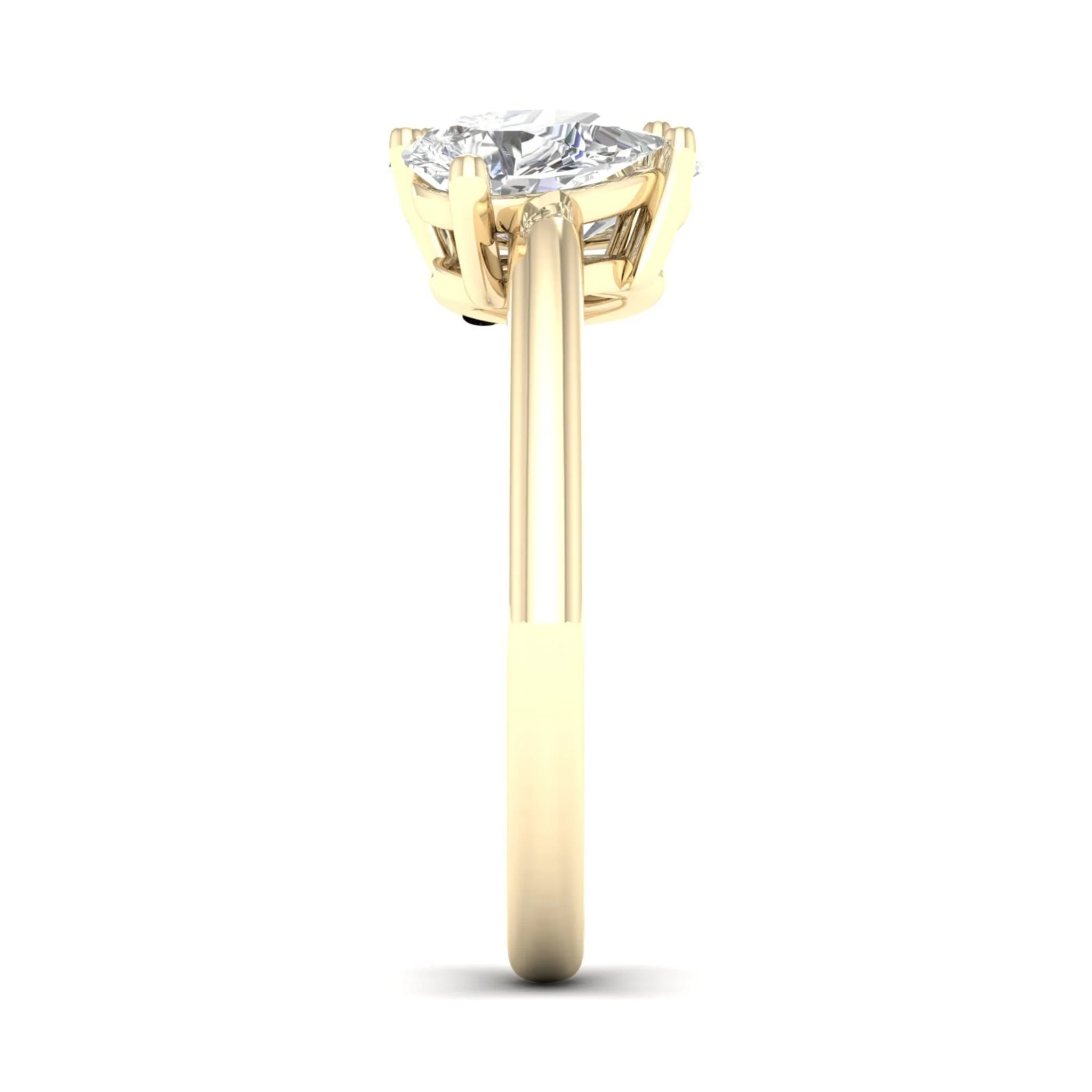 3 ctw Pear Oval Noi Ring - Image 4
