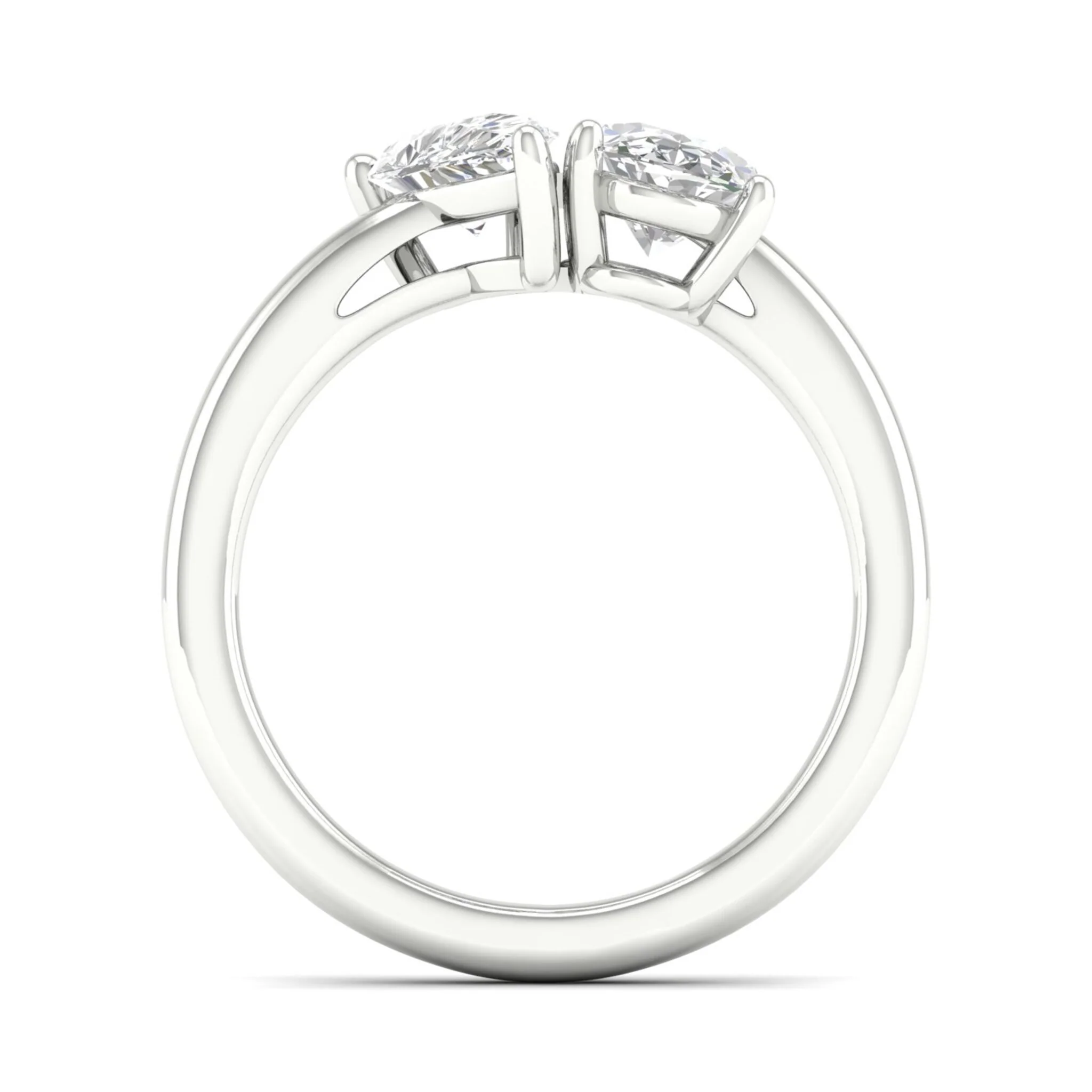 3 ctw Pear Oval Noi Ring - Image 7