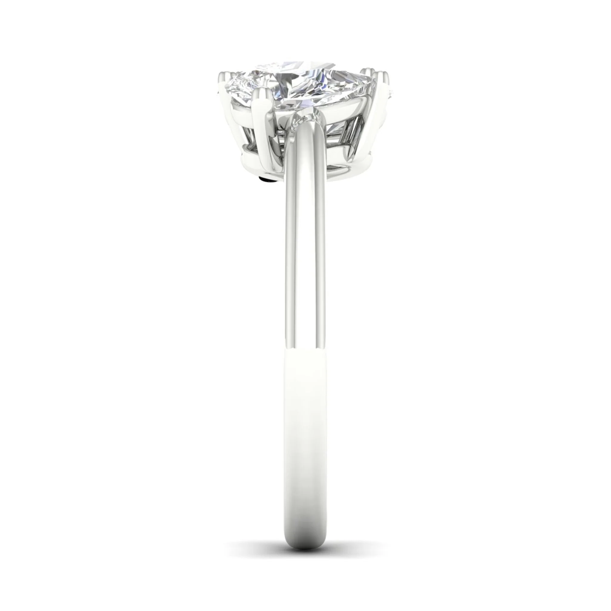 3 ctw Pear Oval Noi Ring - Image 8