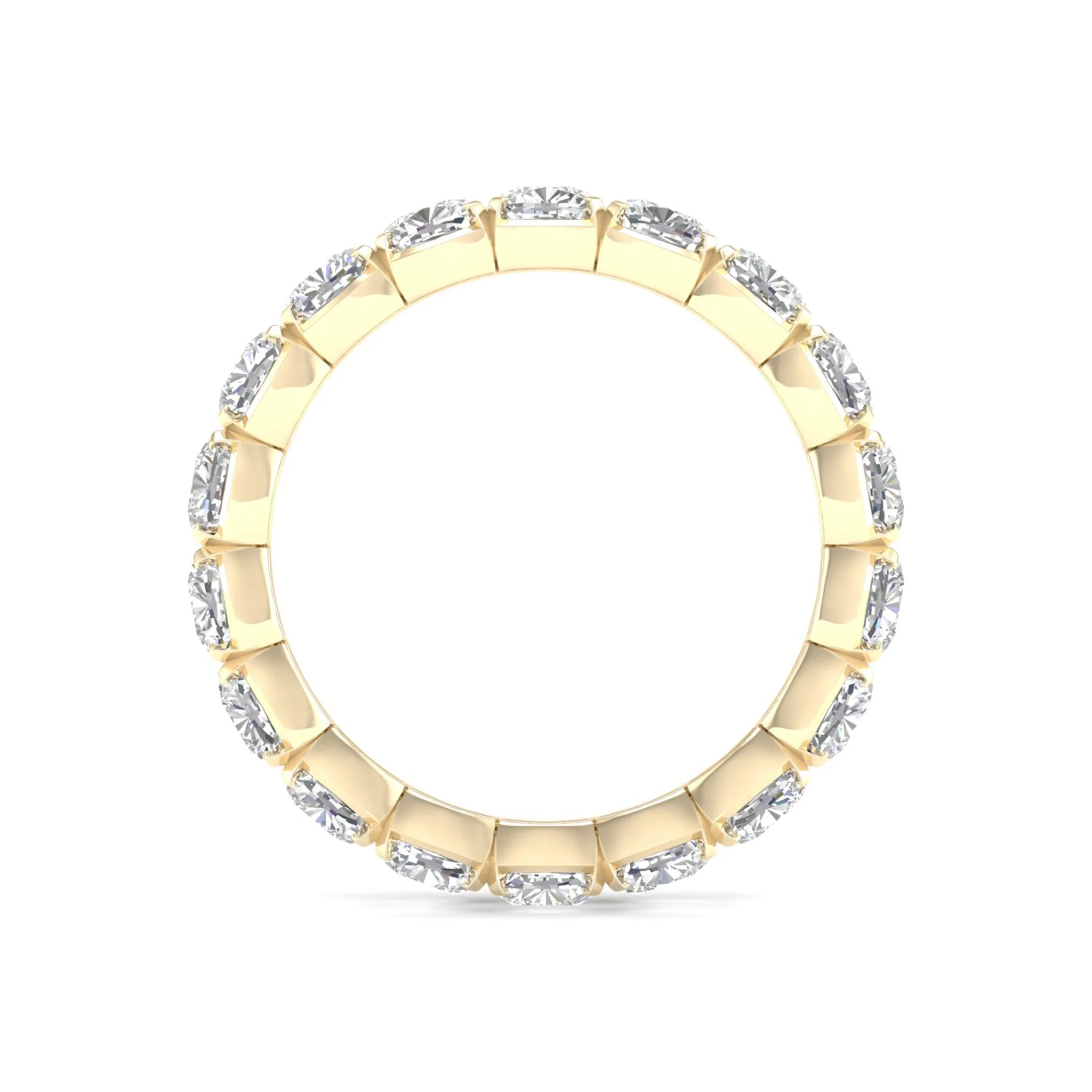 4 ctw Cushion Eternity Band - Image 3