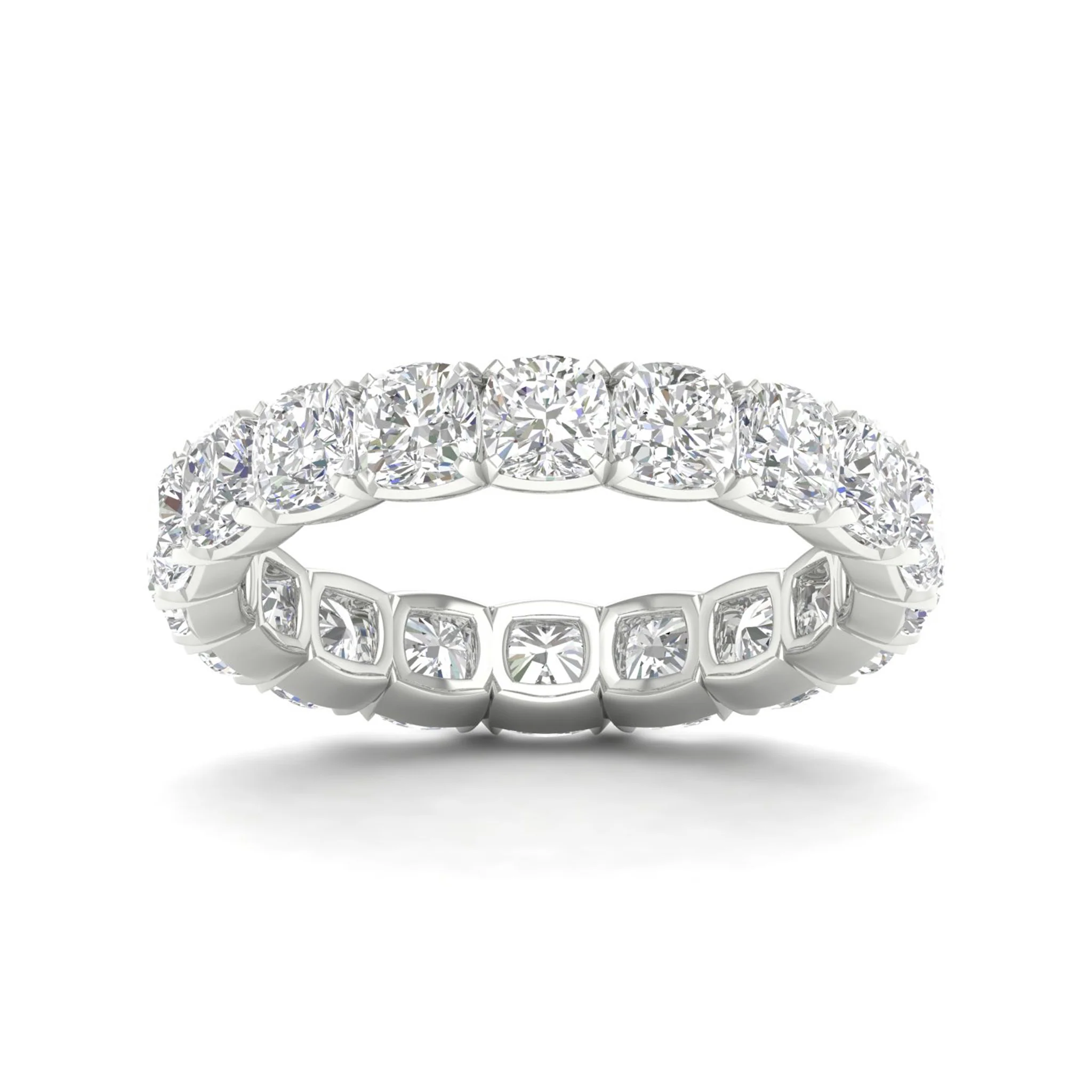 4 ctw Cushion Eternity Band - Image 5