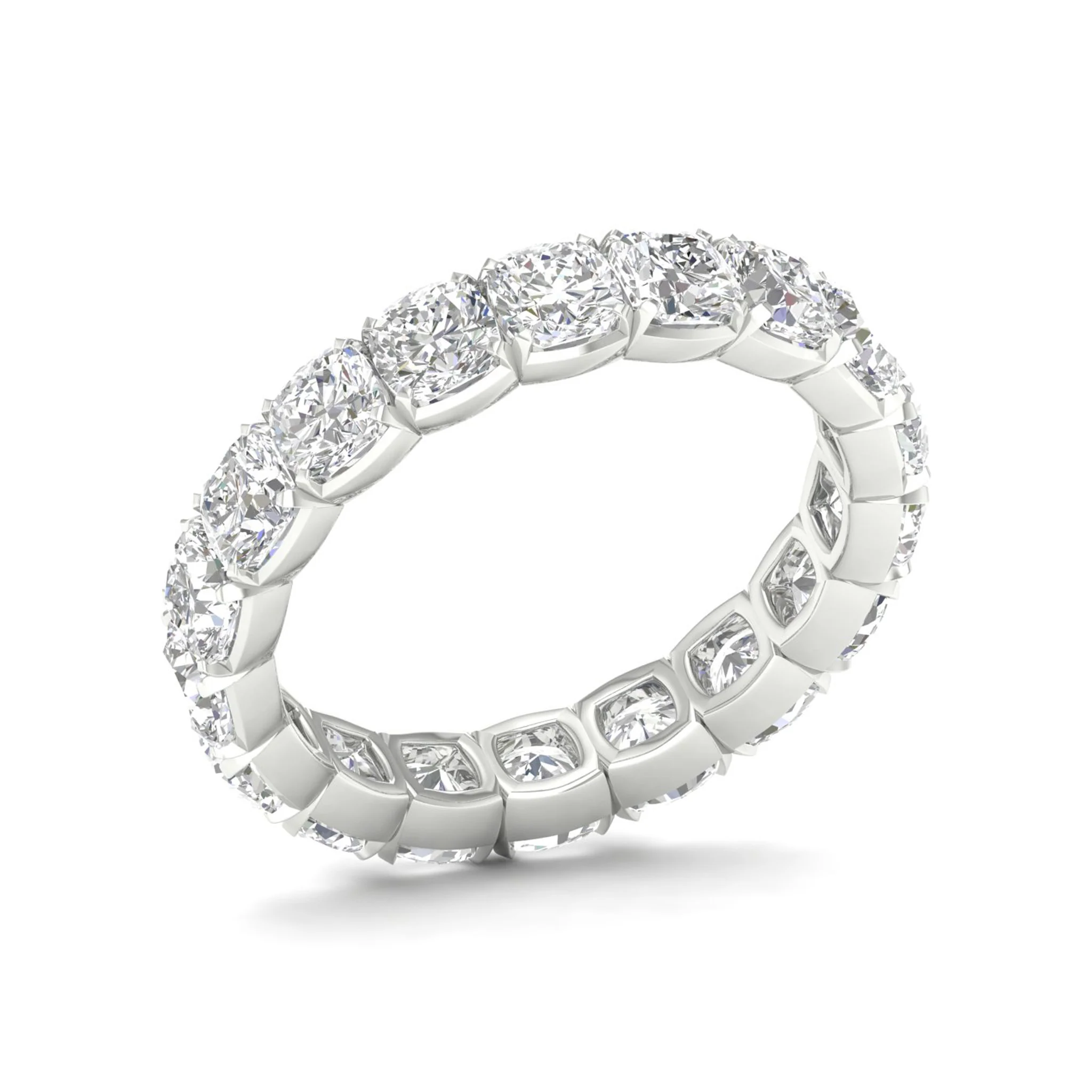 4 ctw Cushion Eternity Band - Image 6