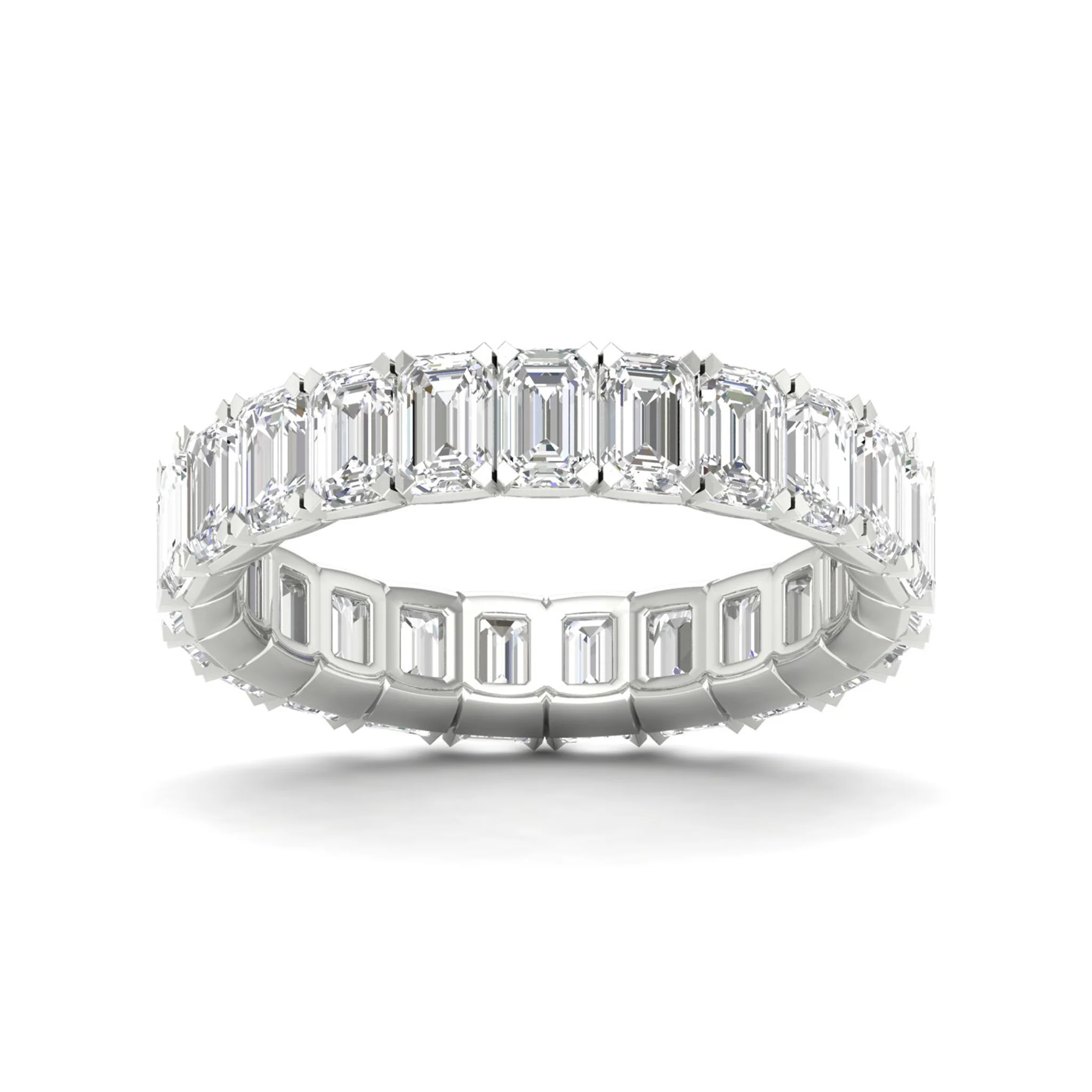 4 ctw Emerald Eternity Band - Image 5