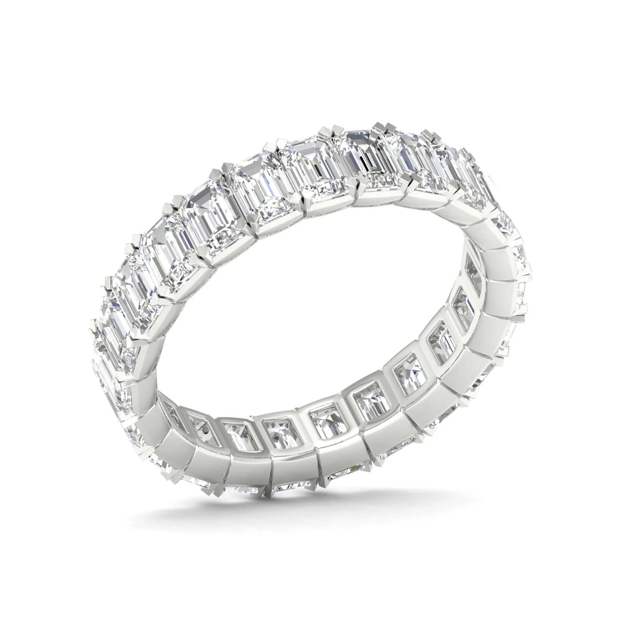 4 ctw Emerald Eternity Band - Image 6