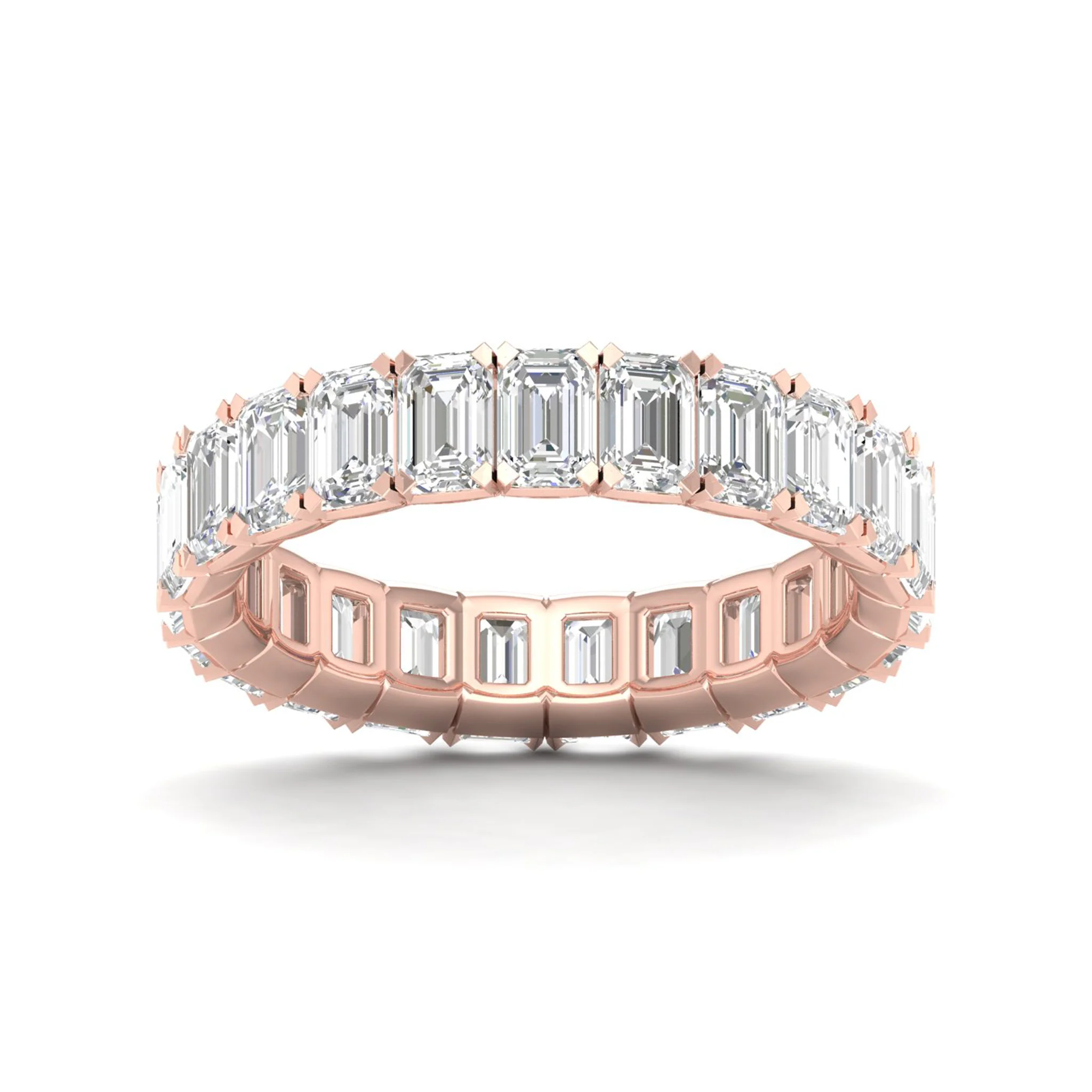 4 ctw Emerald Eternity Band - Image 9