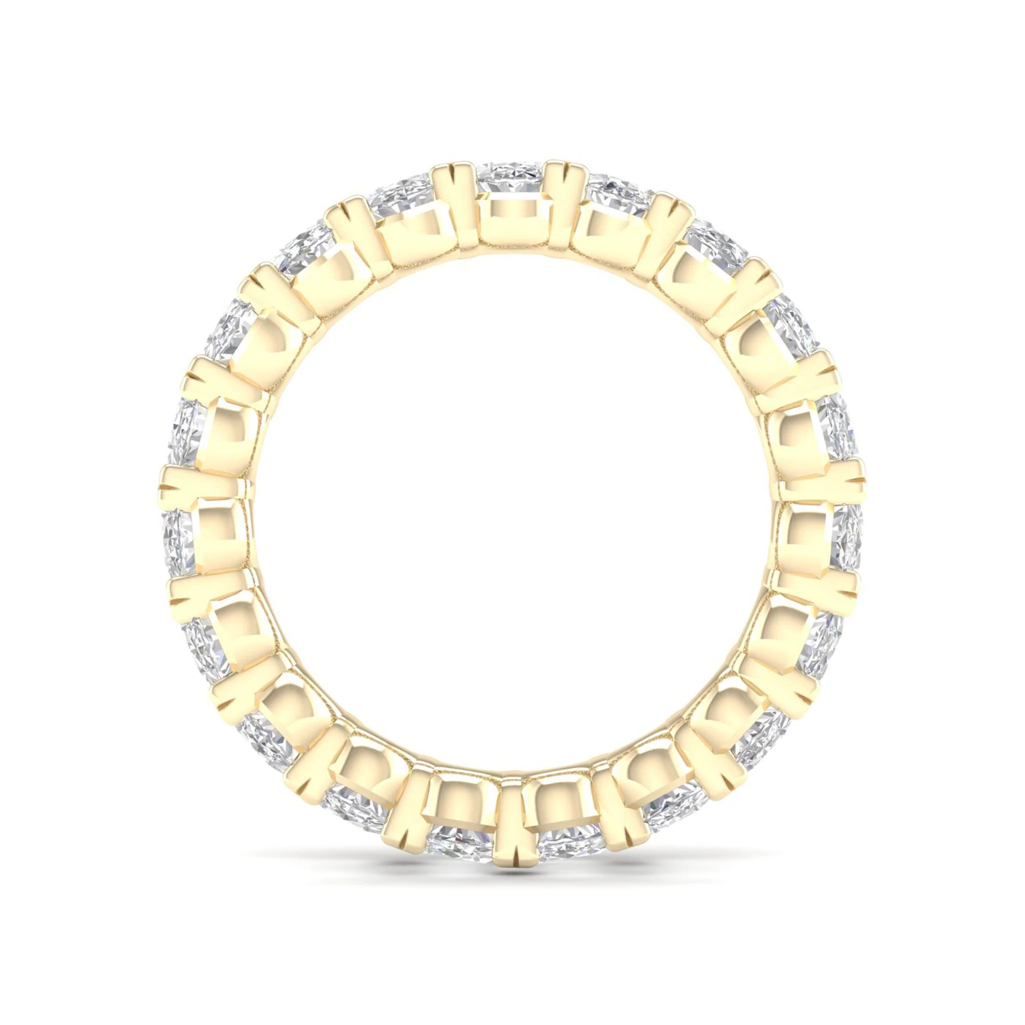 4 ctw Oval Eternity Band - Image 3
