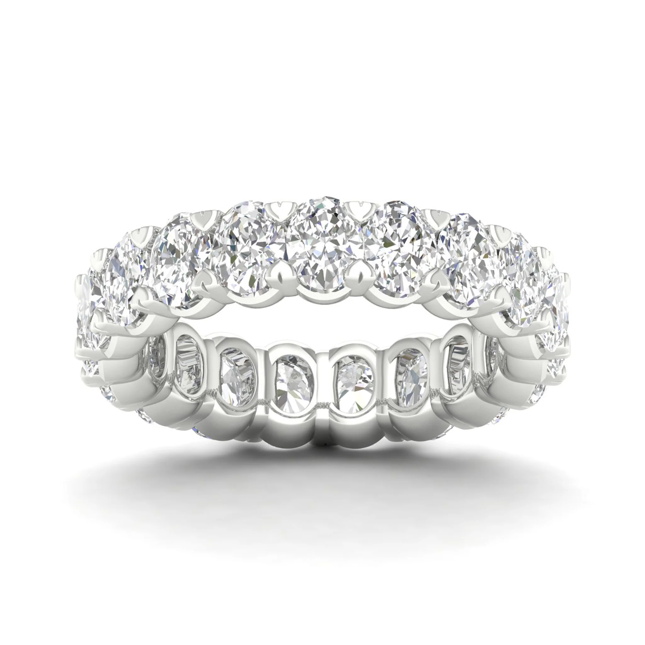 4 ctw Oval Eternity Band - Image 5