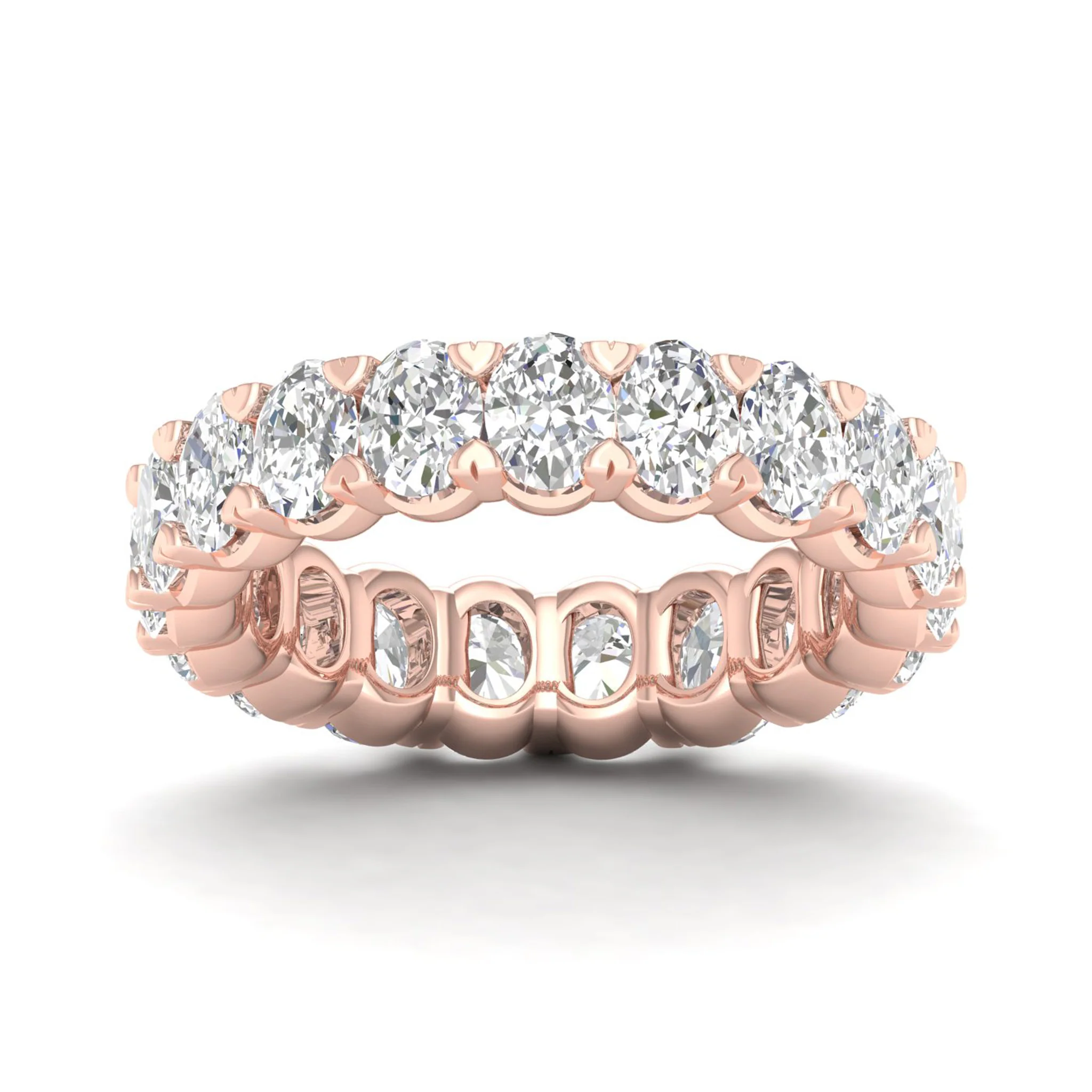 4 ctw Oval Eternity Band - Image 9