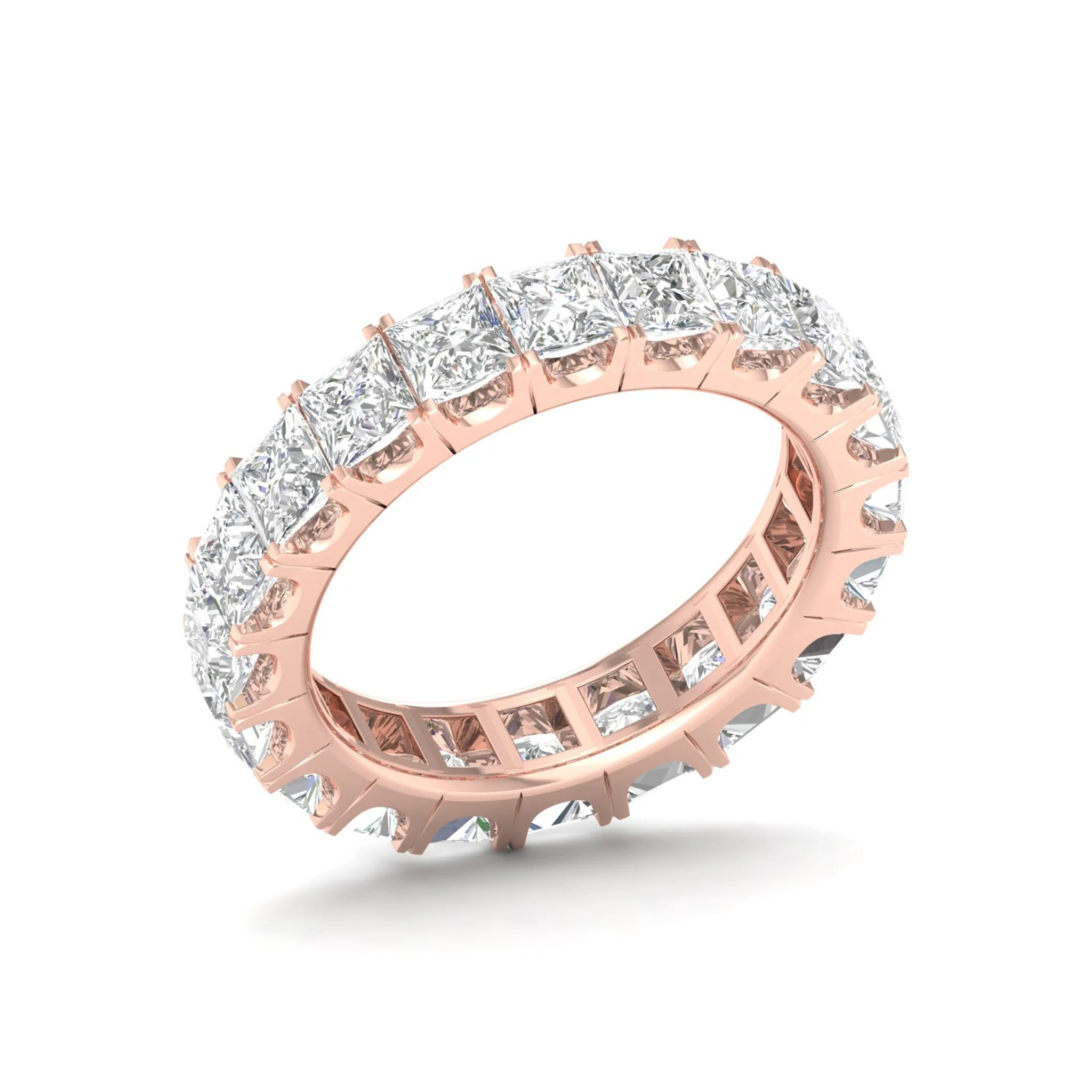 4 ctw Princess Eternity Band - Image 10