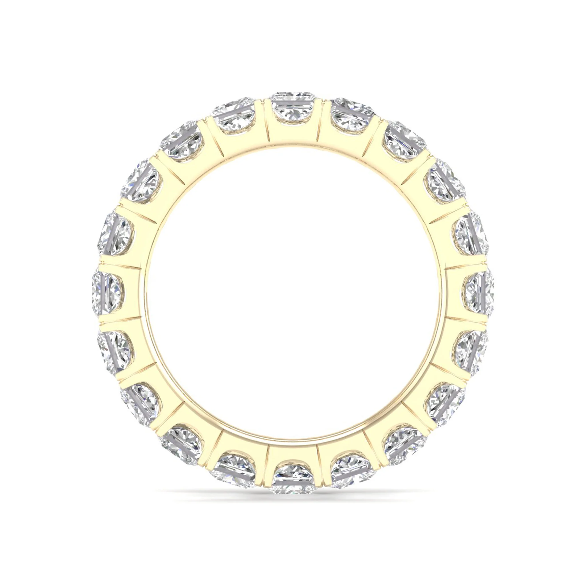 4 ctw Princess Eternity Band - Image 3