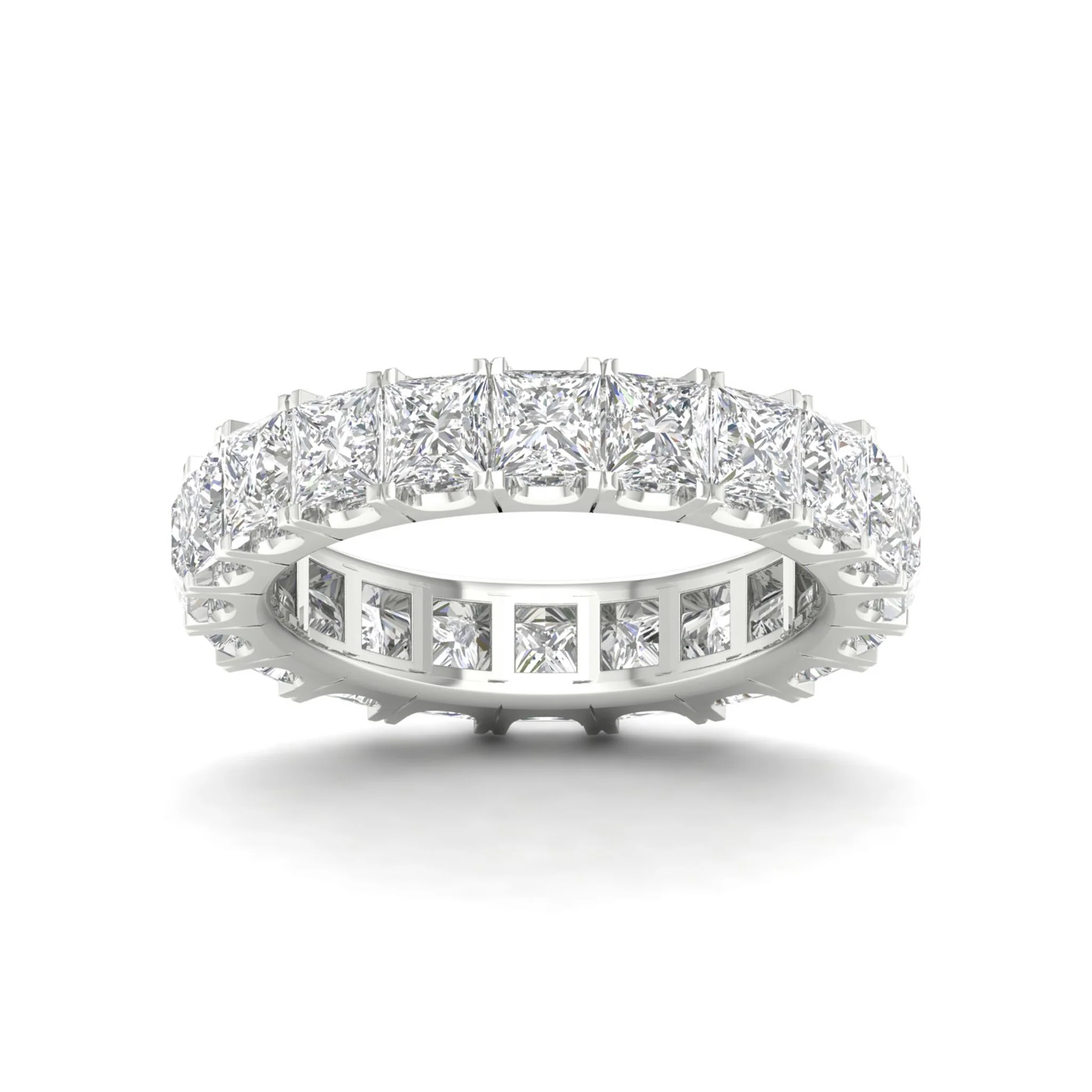 4 ctw Princess Eternity Band - Image 5
