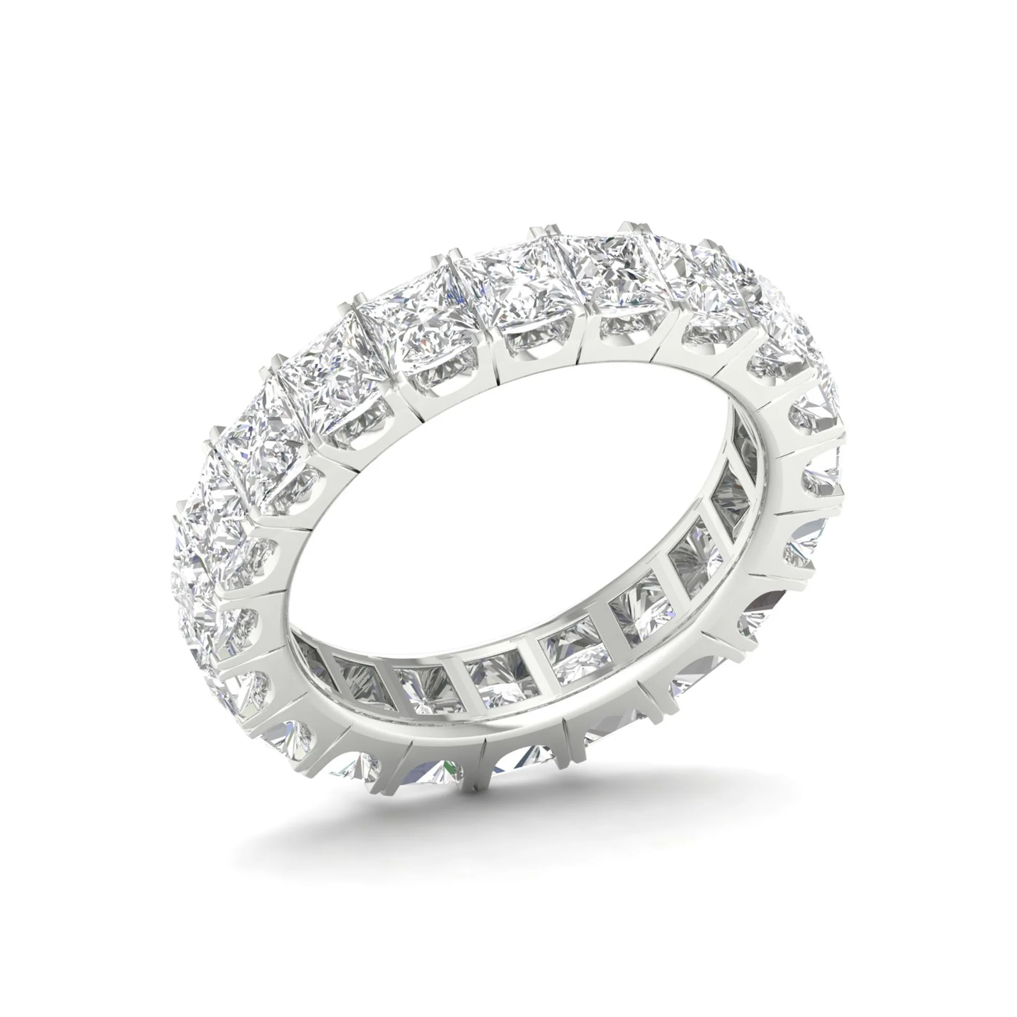 4 ctw Princess Eternity Band - Image 6