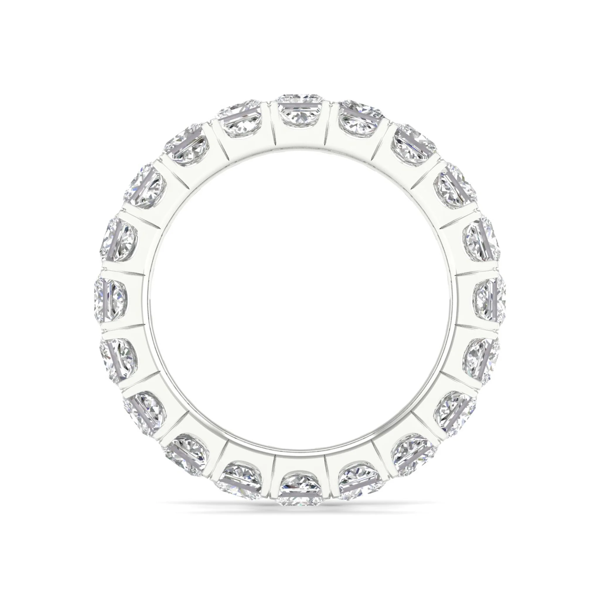 4 ctw Princess Eternity Band - Image 7