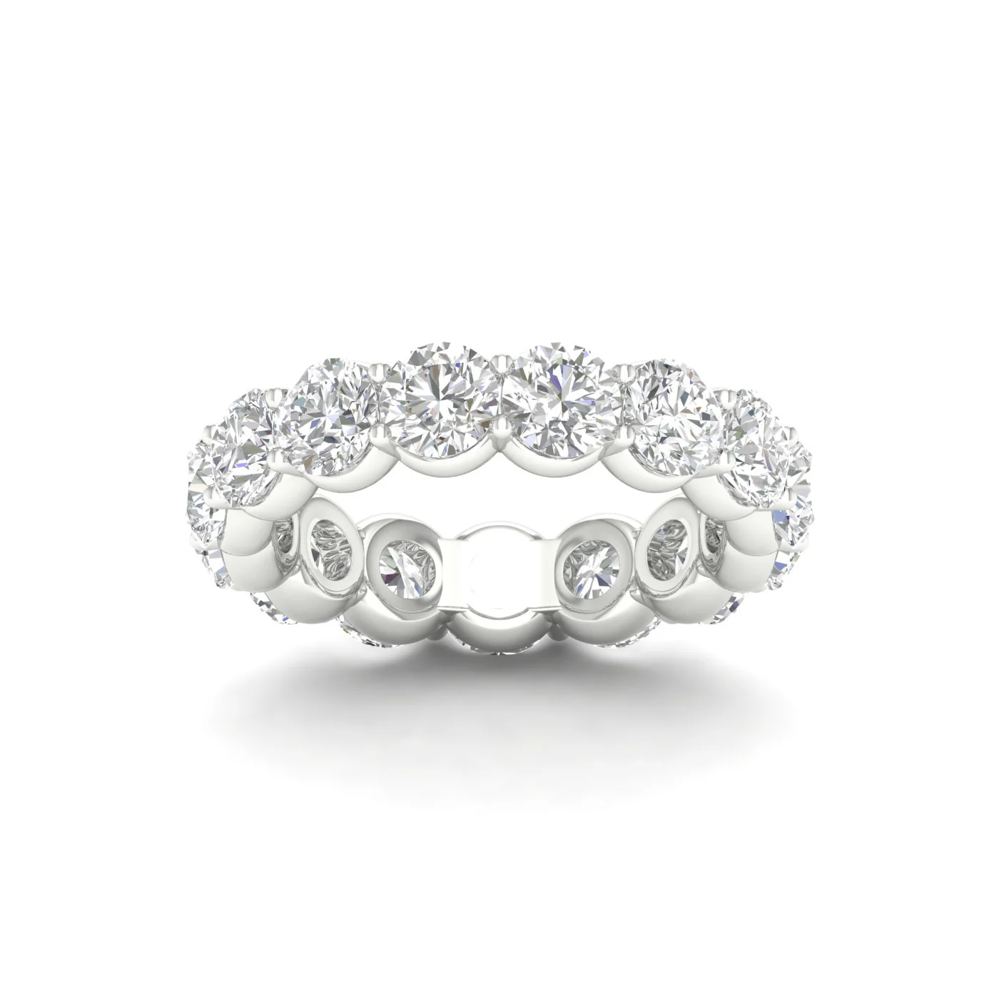 4 ctw Round Eternity Band - Image 5