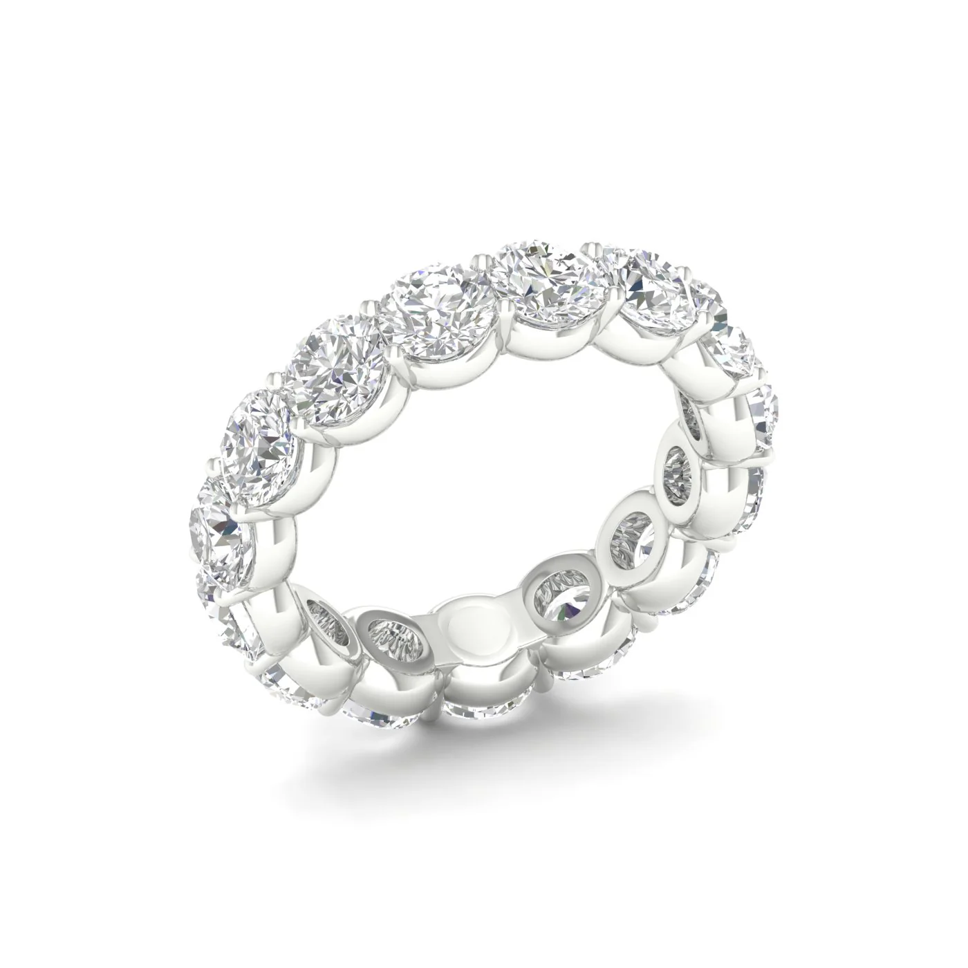 4 ctw Round Eternity Band - Image 6