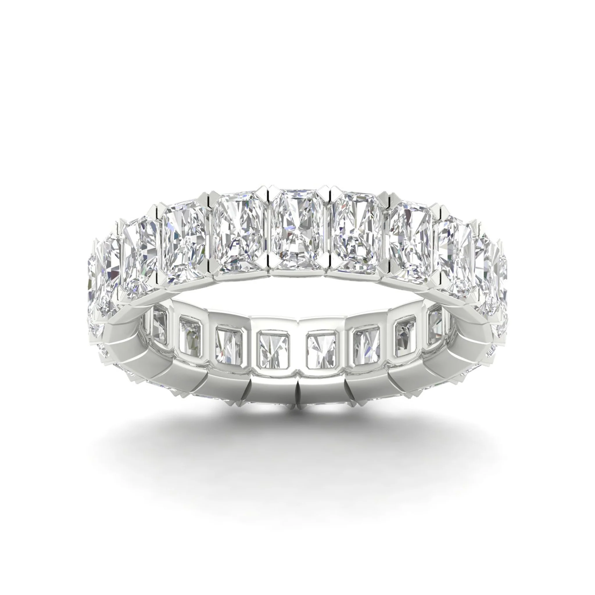 5 ctw Emerald Eternity Band - Image 5