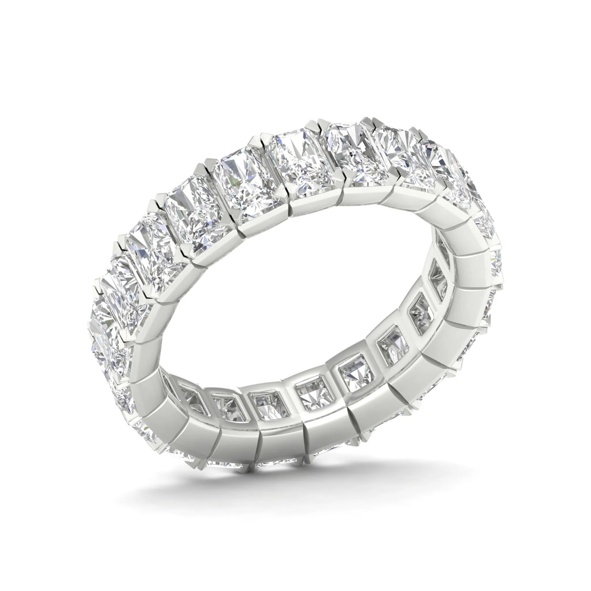 5 ctw Emerald Eternity Band - Image 6