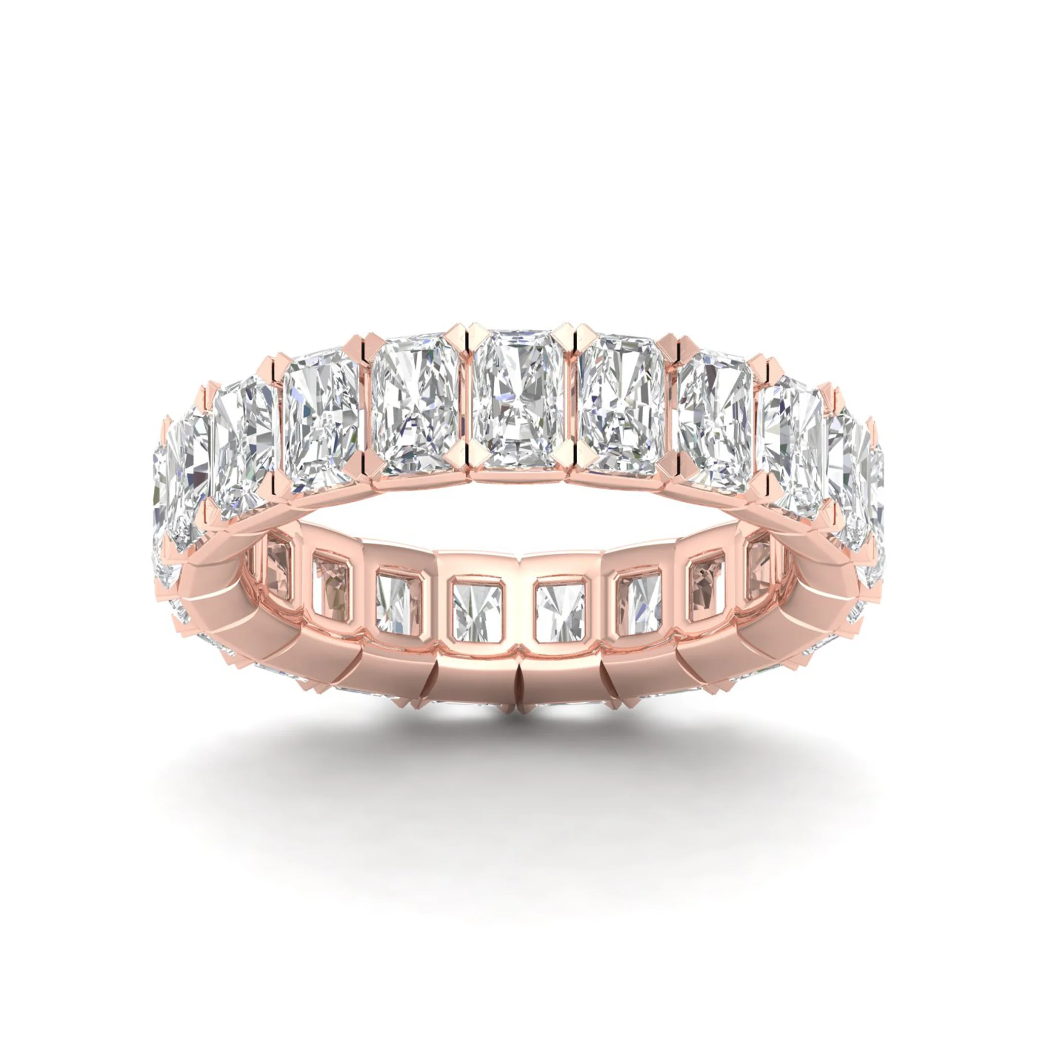 5 ctw Emerald Eternity Band - Image 9