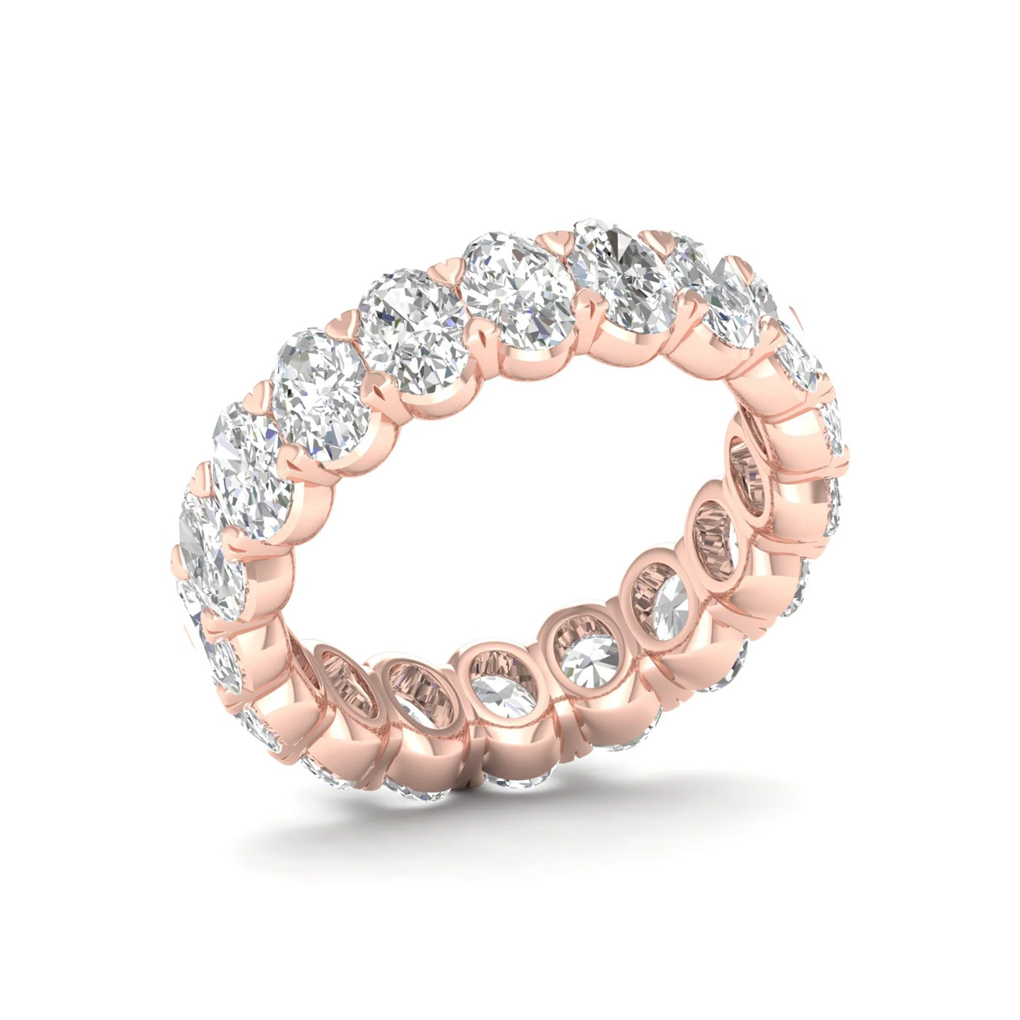 5 ctw Oval Eternity Band - Image 10