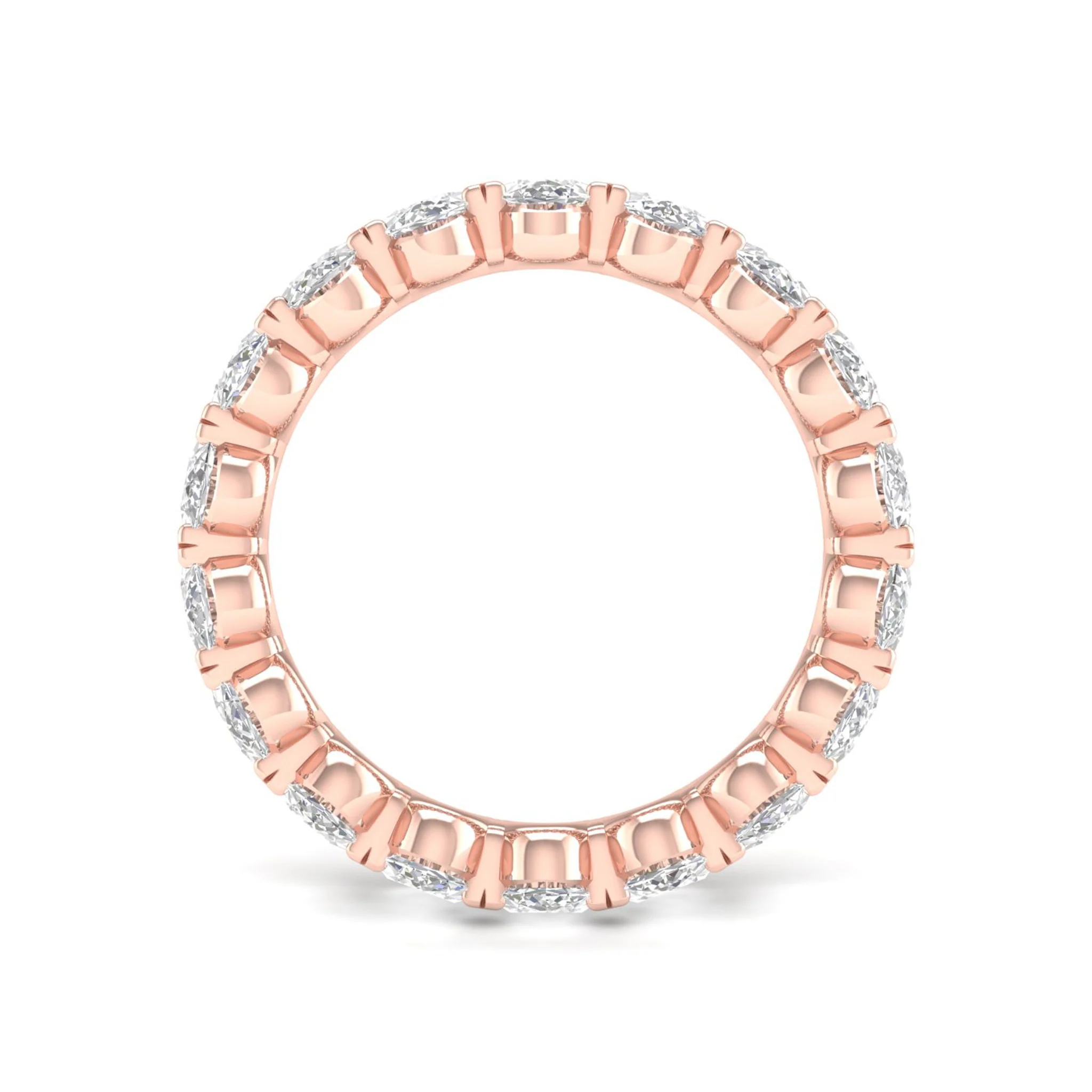 5 ctw Oval Eternity Band - Image 11