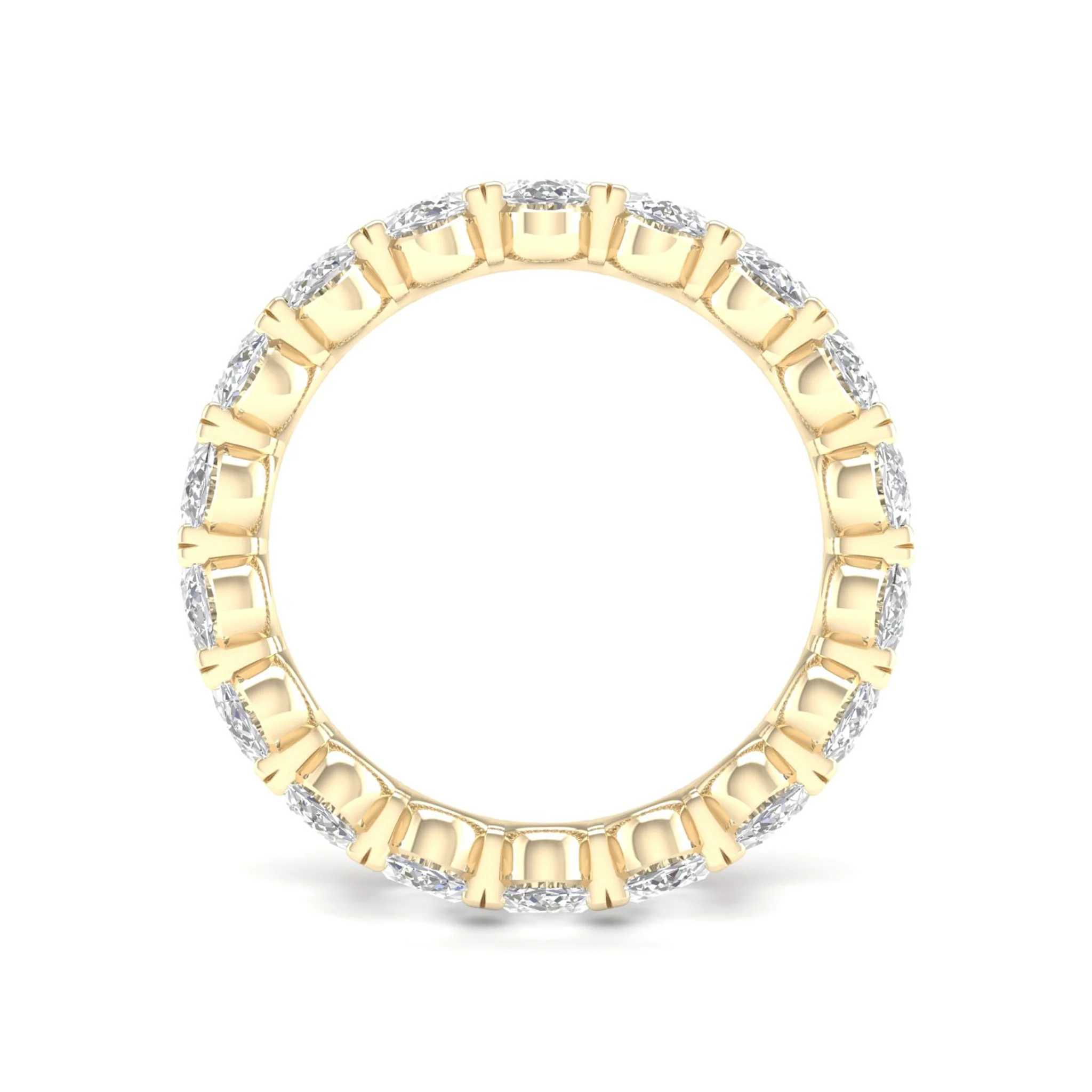 5 ctw Oval Eternity Band - Image 3