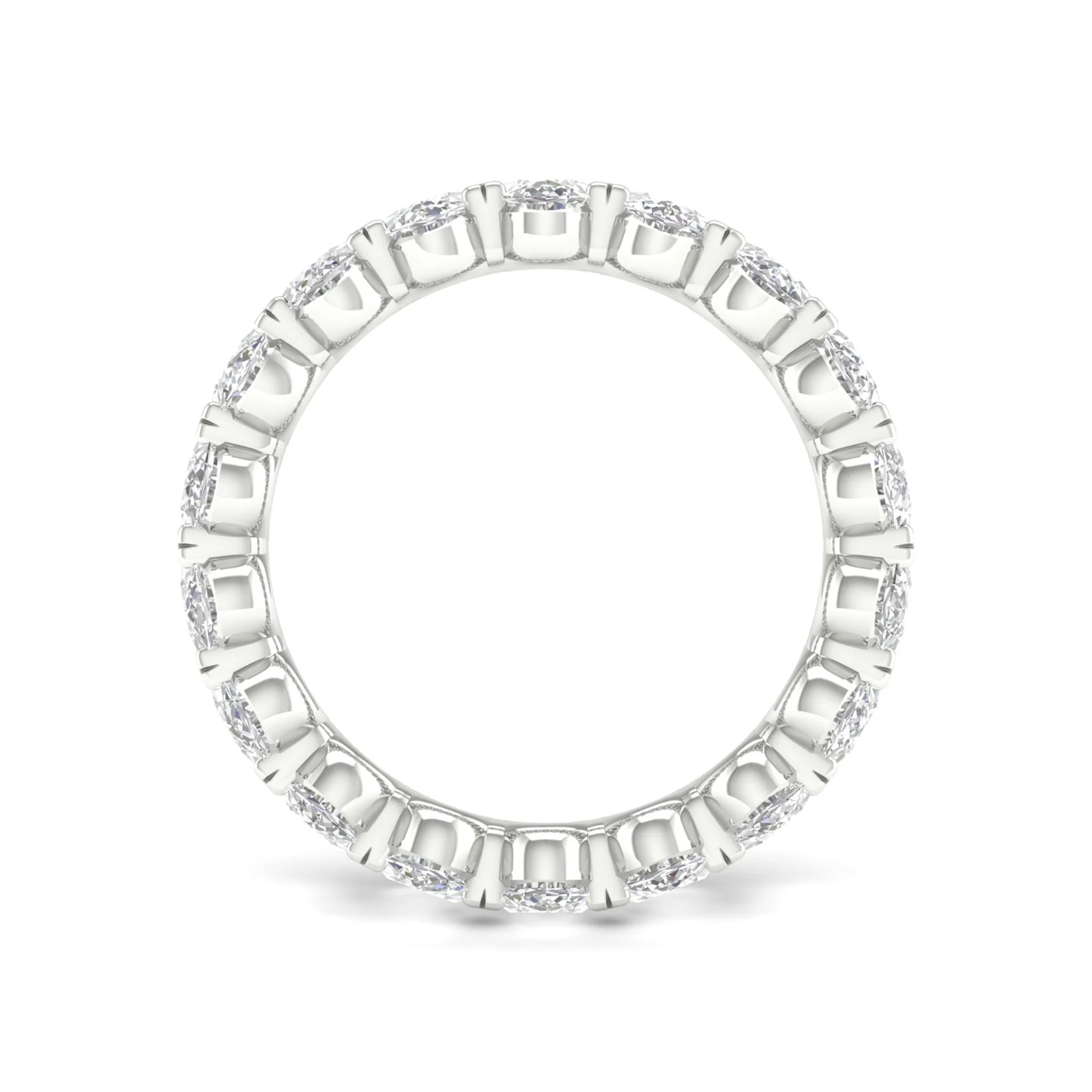 5 ctw Oval Eternity Band - Image 6