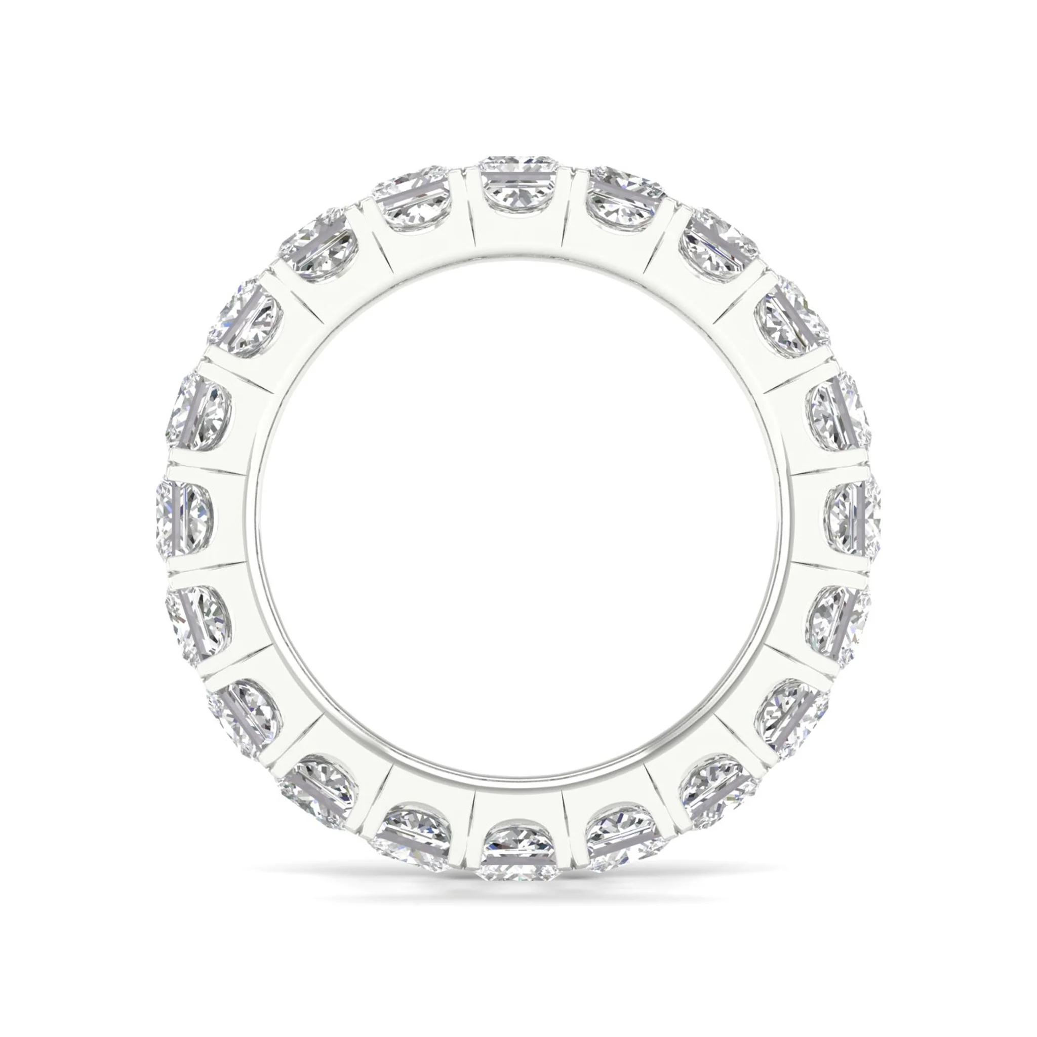 5 ctw Princess Eternity Band - Image 7