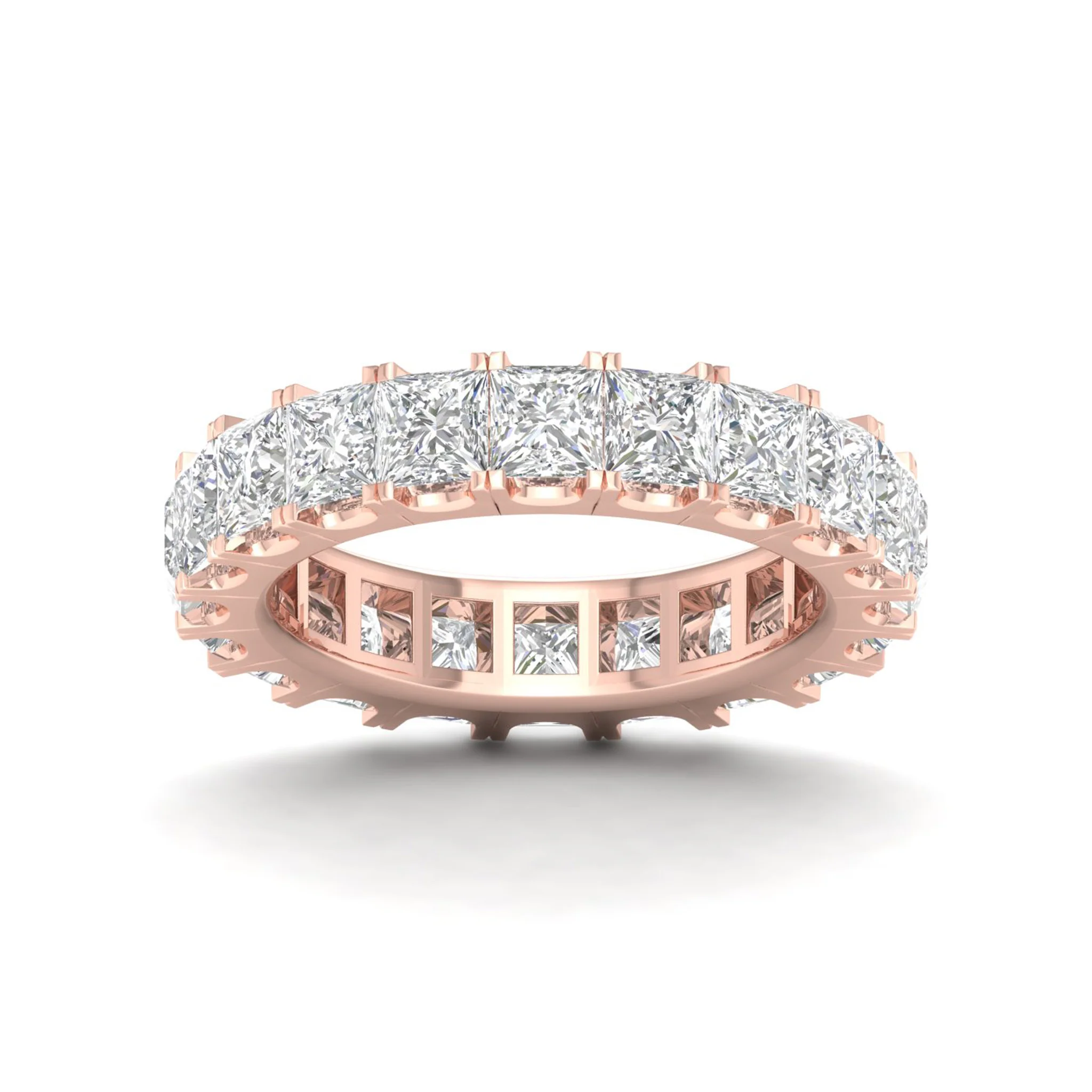 5 ctw Princess Eternity Band - Image 9