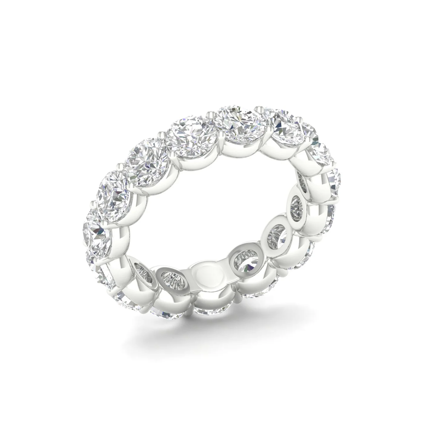 5 ctw Round Eternity Band - Image 5