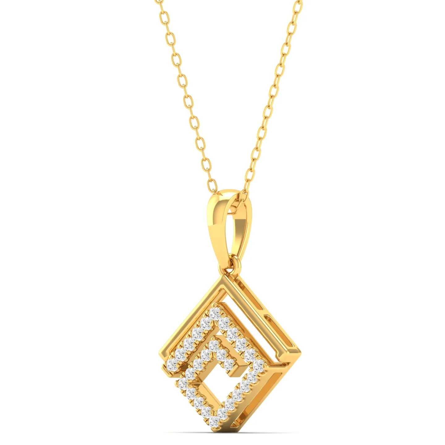 9k Solid Gold Women's Fashion Pendant - Image 2