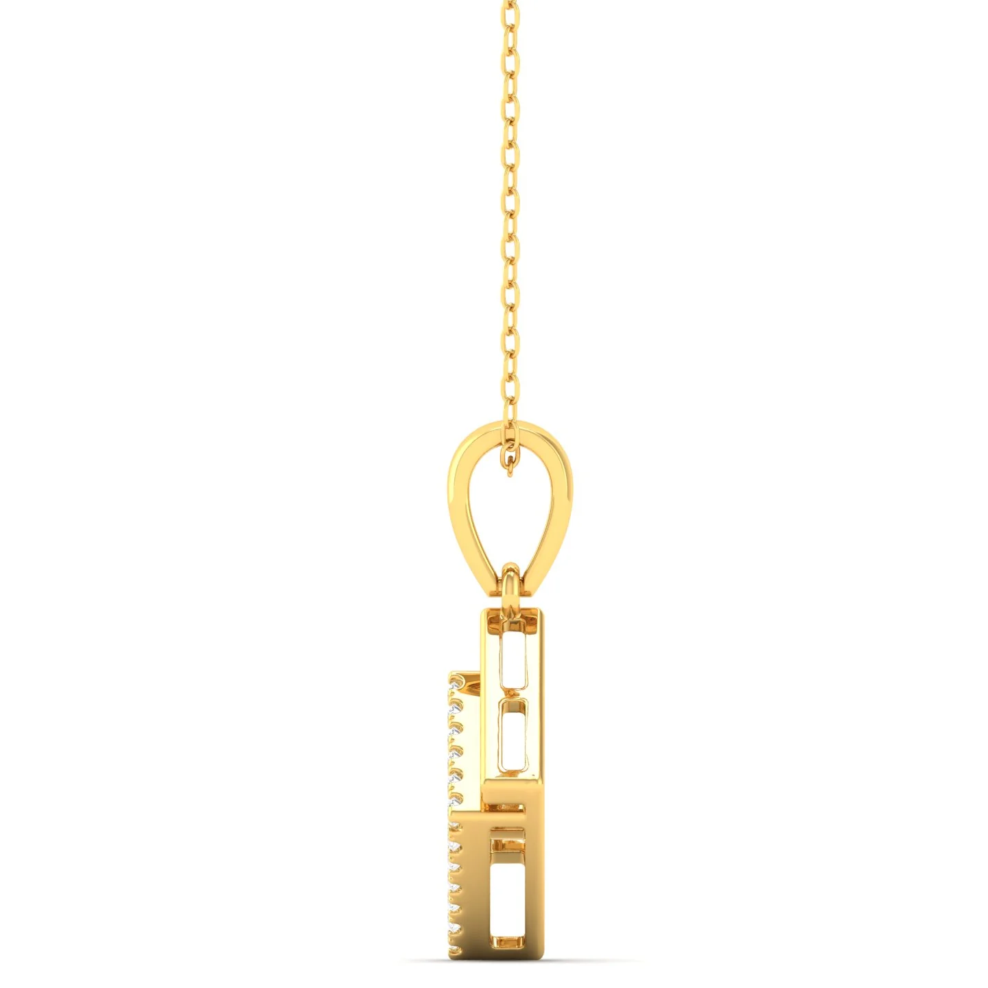 9k Solid Gold Women's Fashion Pendant - Image 3
