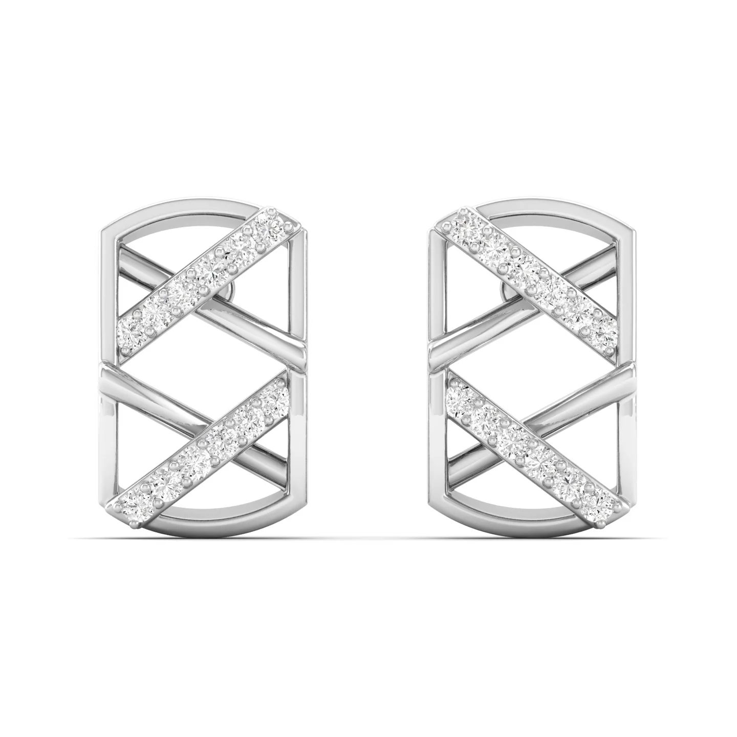 Lab Grown Diamond Stud Earrings 9k Solid Gold - Image 5