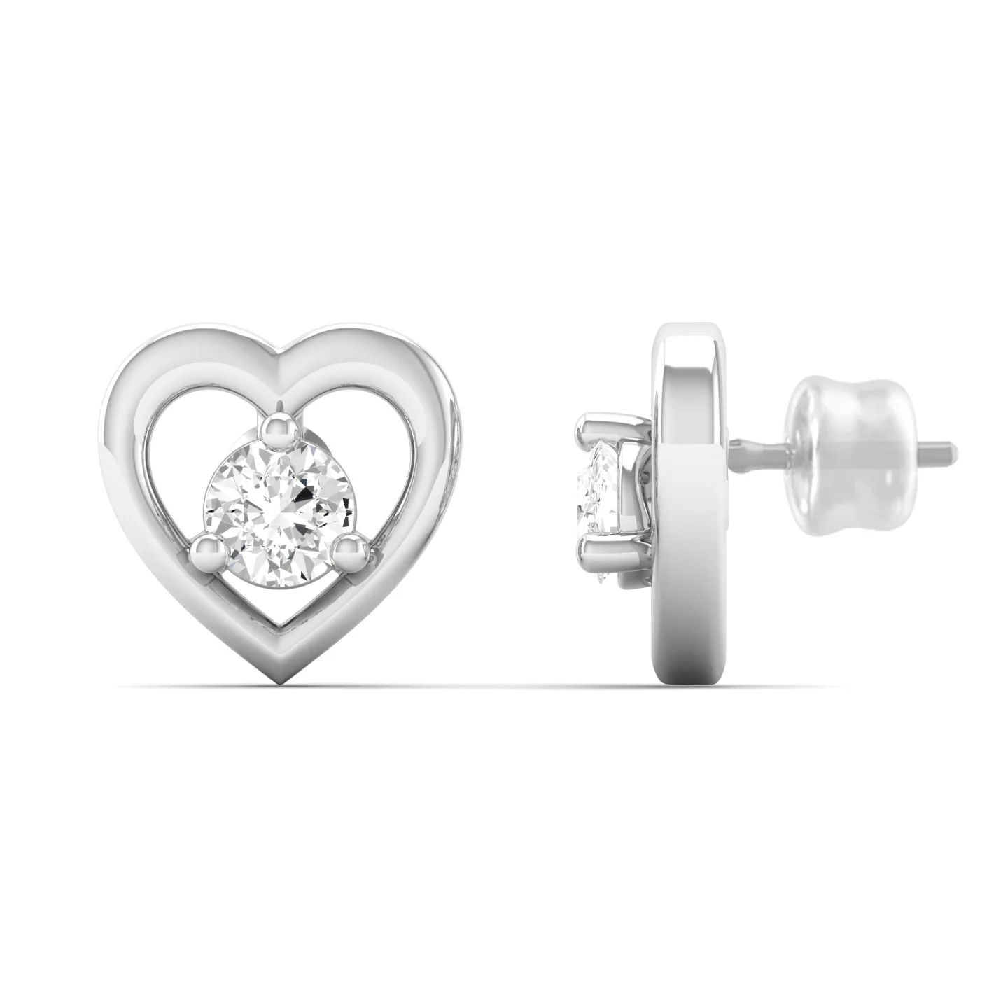 Lab Grown Diamond Stud Earrings 9k Solid Gold - Image 5