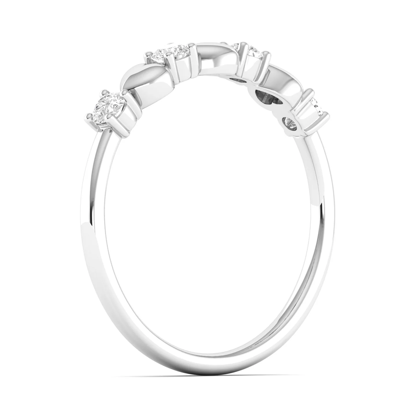Lab Grown Diamond Love Heart Ring 9k Solid Gold - Image 12