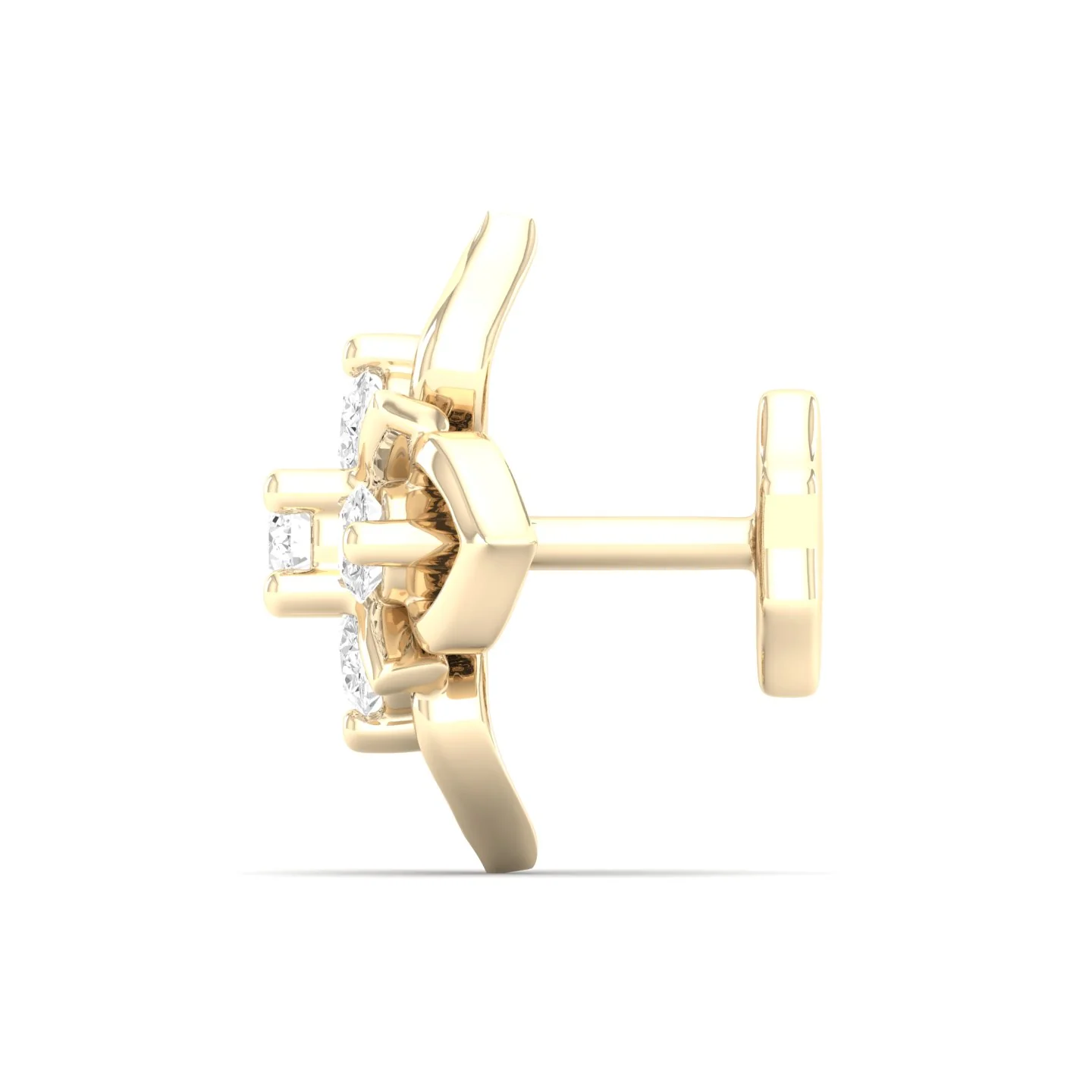 Petals Nose Pin and 2nd Ear Piercing Stud - Image 2
