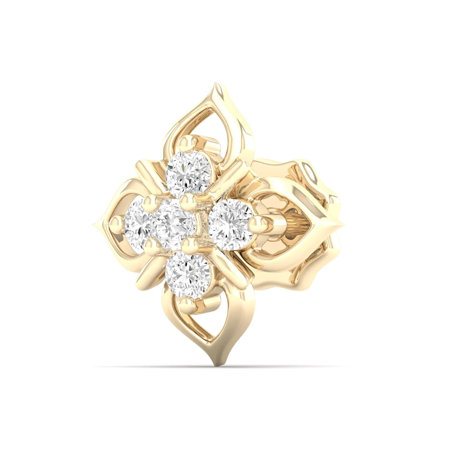 Petals Nose Pin and 2nd Ear Piercing Stud - Image 3