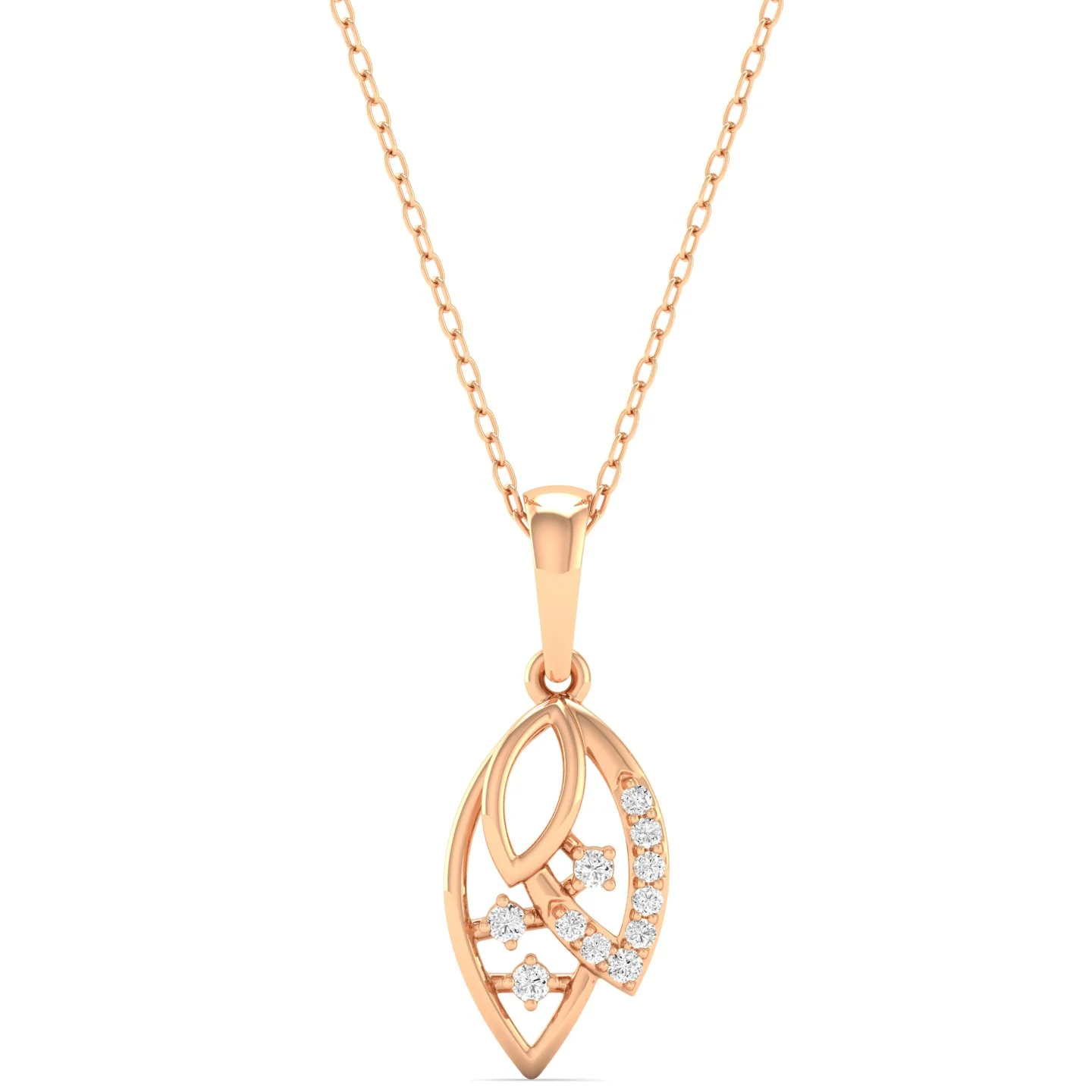 0.09Ct Round Cut Lab Grown Diamond 9k Solid Gold - Image 4
