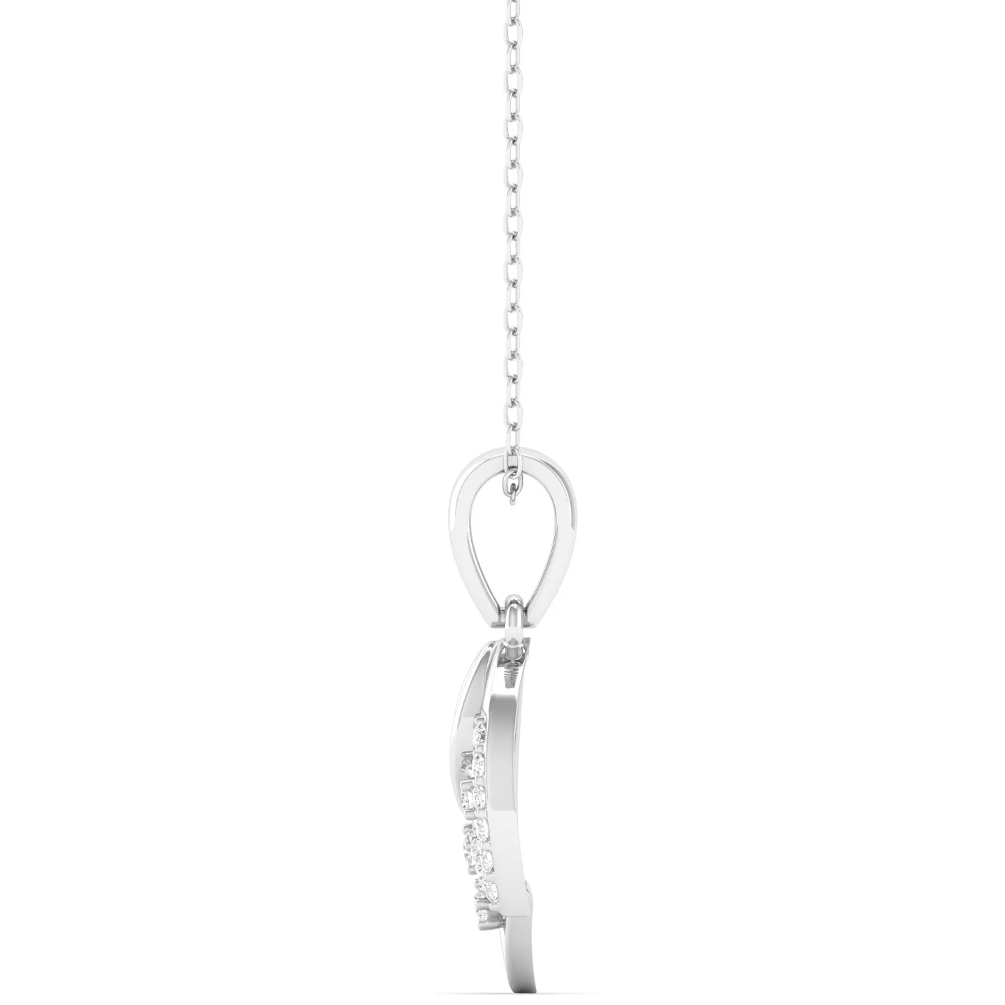 0.09Ct Round Cut Lab Grown Diamond 9k Solid Gold - Image 9