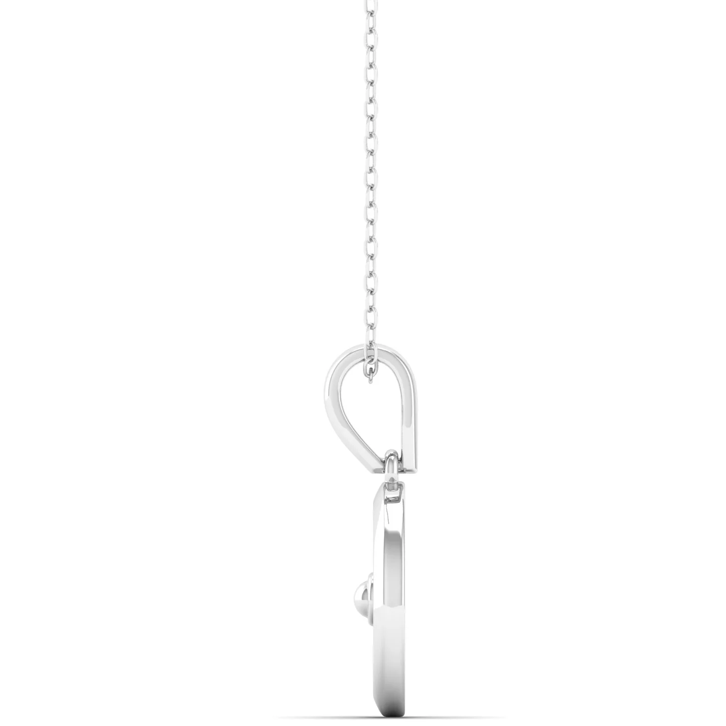 9K Solid Gold Round Fashion Pendant - Image 5