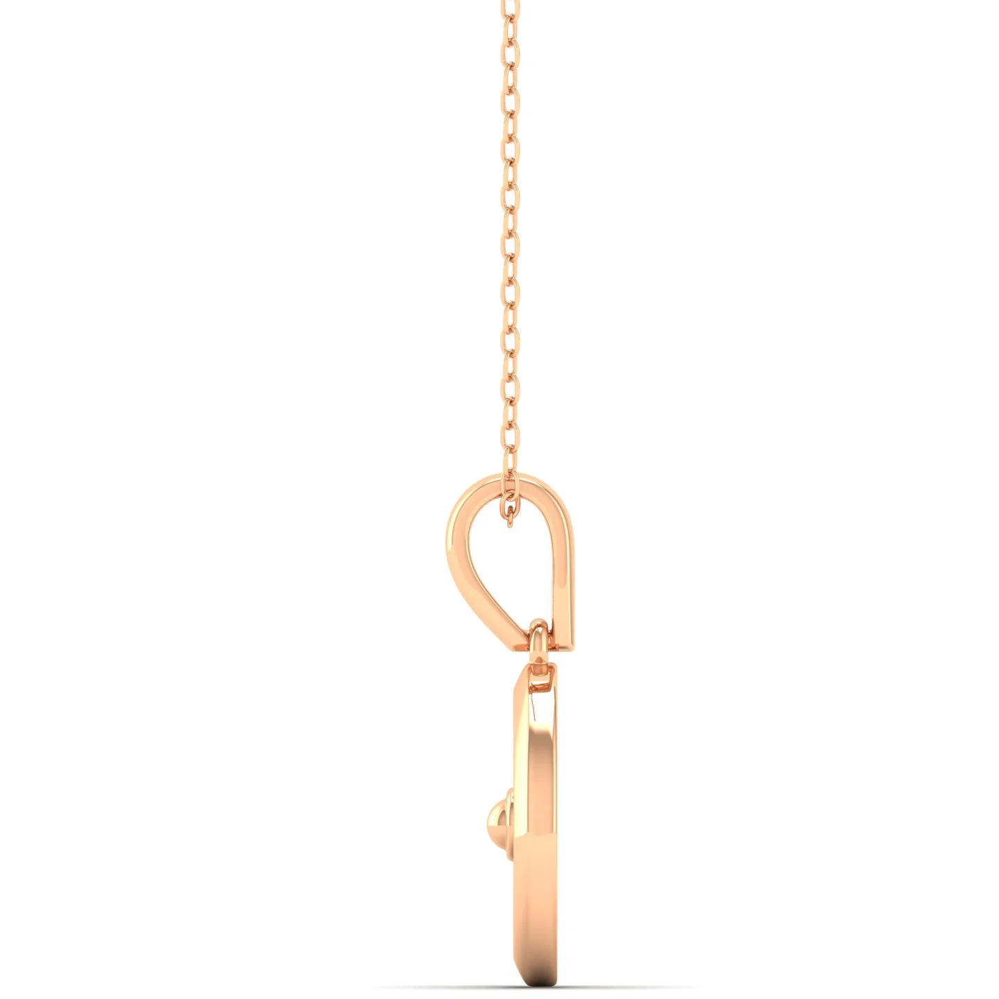 9K Solid Gold Round Fashion Pendant - Image 9